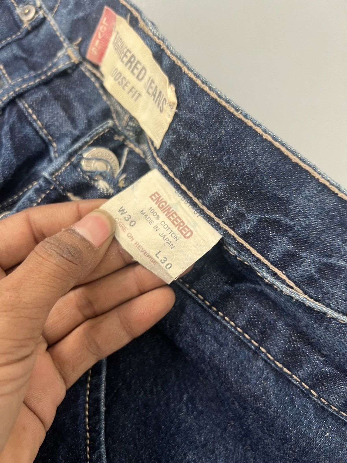 Levi's Vintage Levi’s engineer jeans denim Size US 30 / EU 46 - 6 Thumbnail