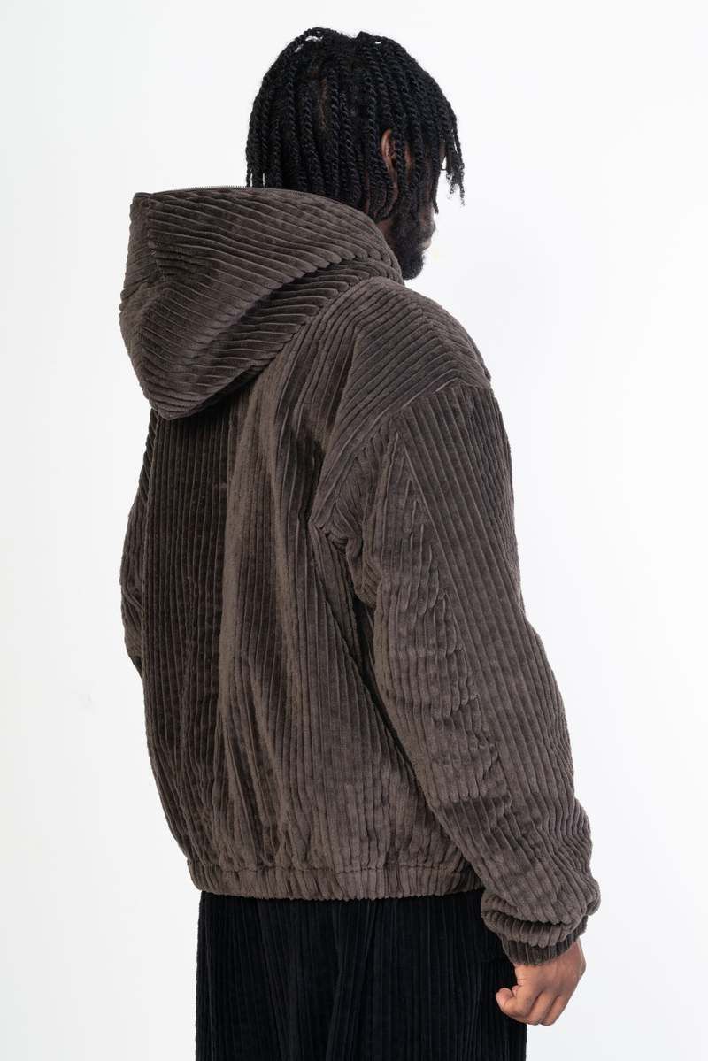 Gabriella Coll Garments S17 NO.216 CORDUROY PUFFER ZIPPER JACKET Size US M / EU 48-50 / 2 - 7 Thumbnail