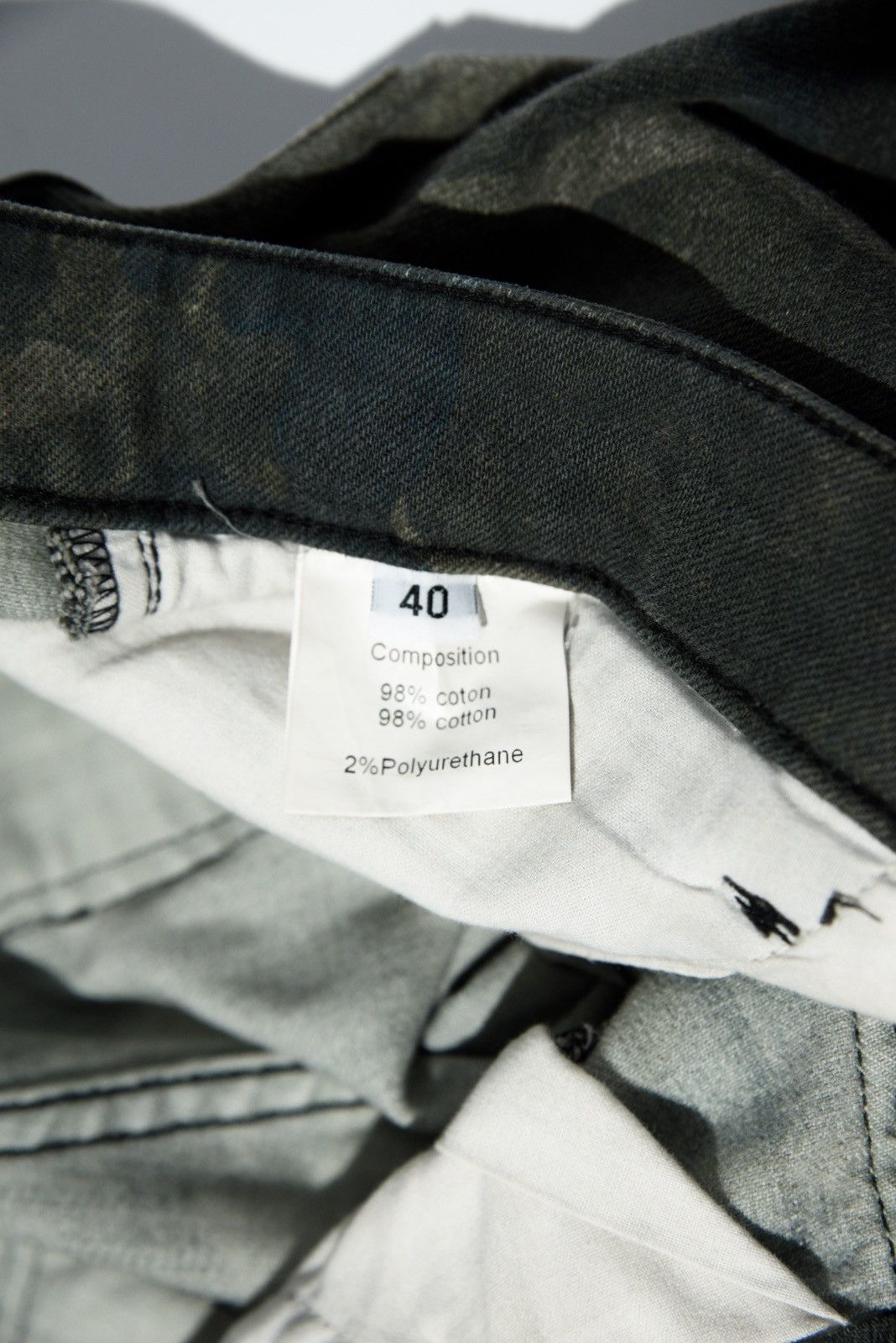 Balmain Balmain SS10 Skinny Low Waist Camo Biker Jeans by Decarnin Size US 30 / EU 46 - 6 Thumbnail