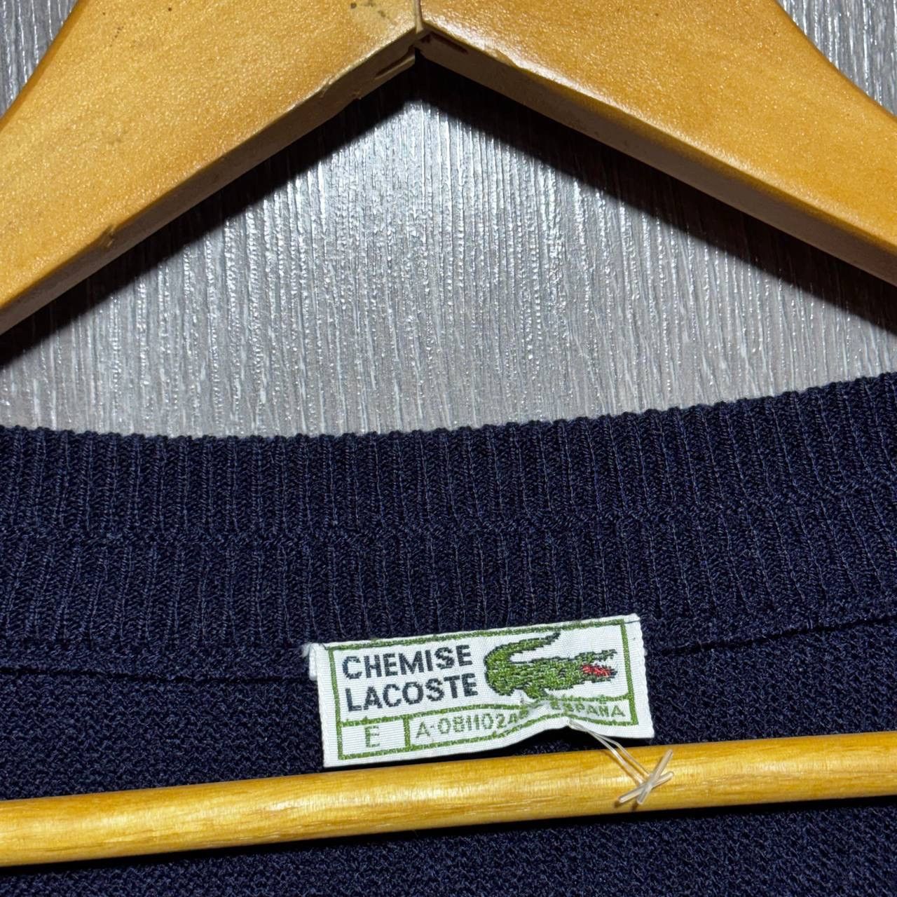 Lacoste Vintage Lacoste Wool Cardigan Knit Sweater Preppy Logo 🐊 Size US L / EU 52-54 / 3 - 5 Thumbnail