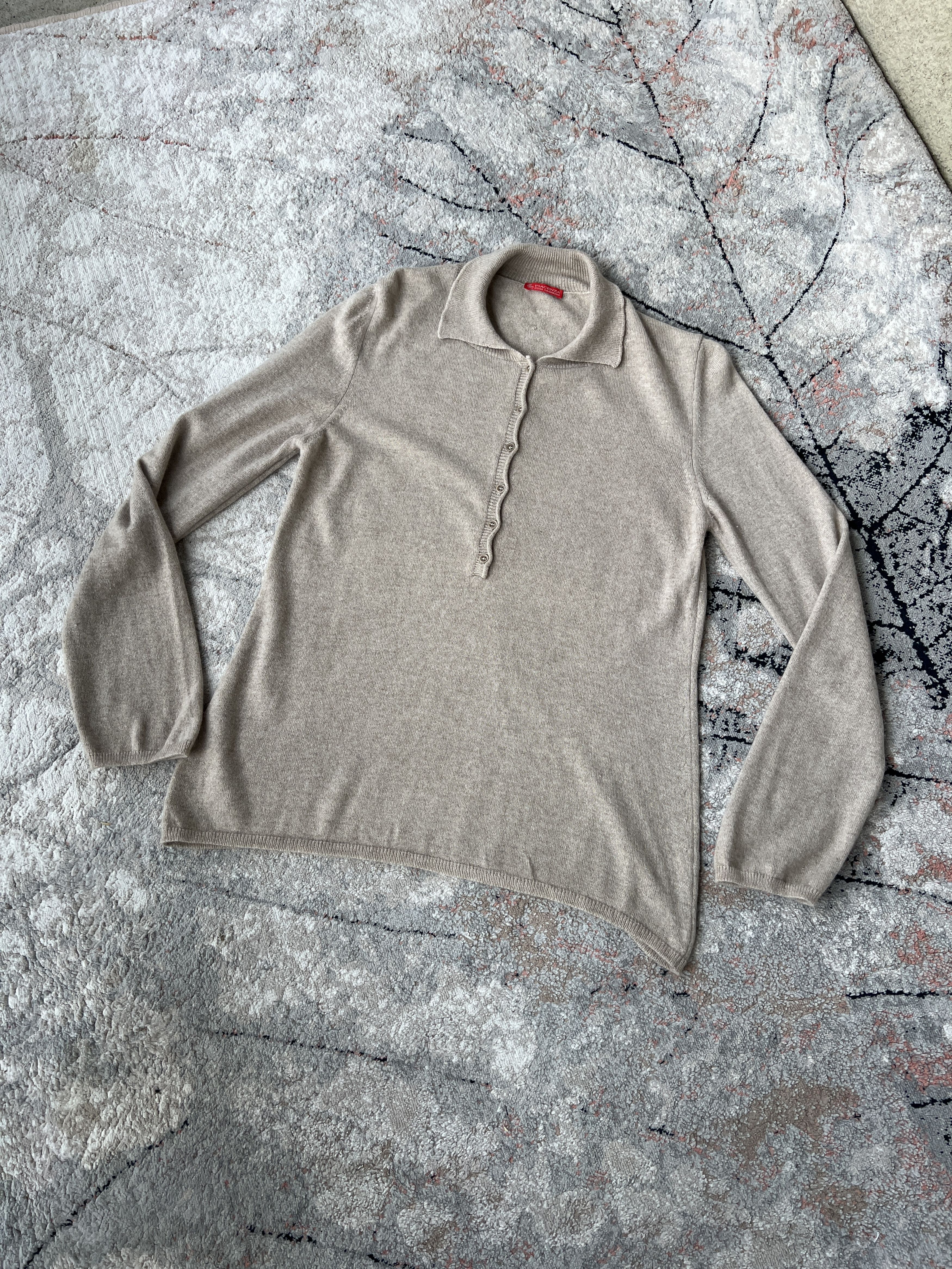PIACENZA 1833 Piacenza Pure Cashmere Sweater Size L / US 10 / IT 46 - 1 Thumbnail