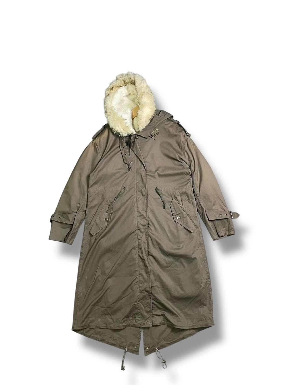 Designer × Japanese Brand × Vintage Snidel x Japanese Brand Faux Fur Fishtail Parkas (38) Size US M / EU 48-50 / 2 - 1 Thumbnail