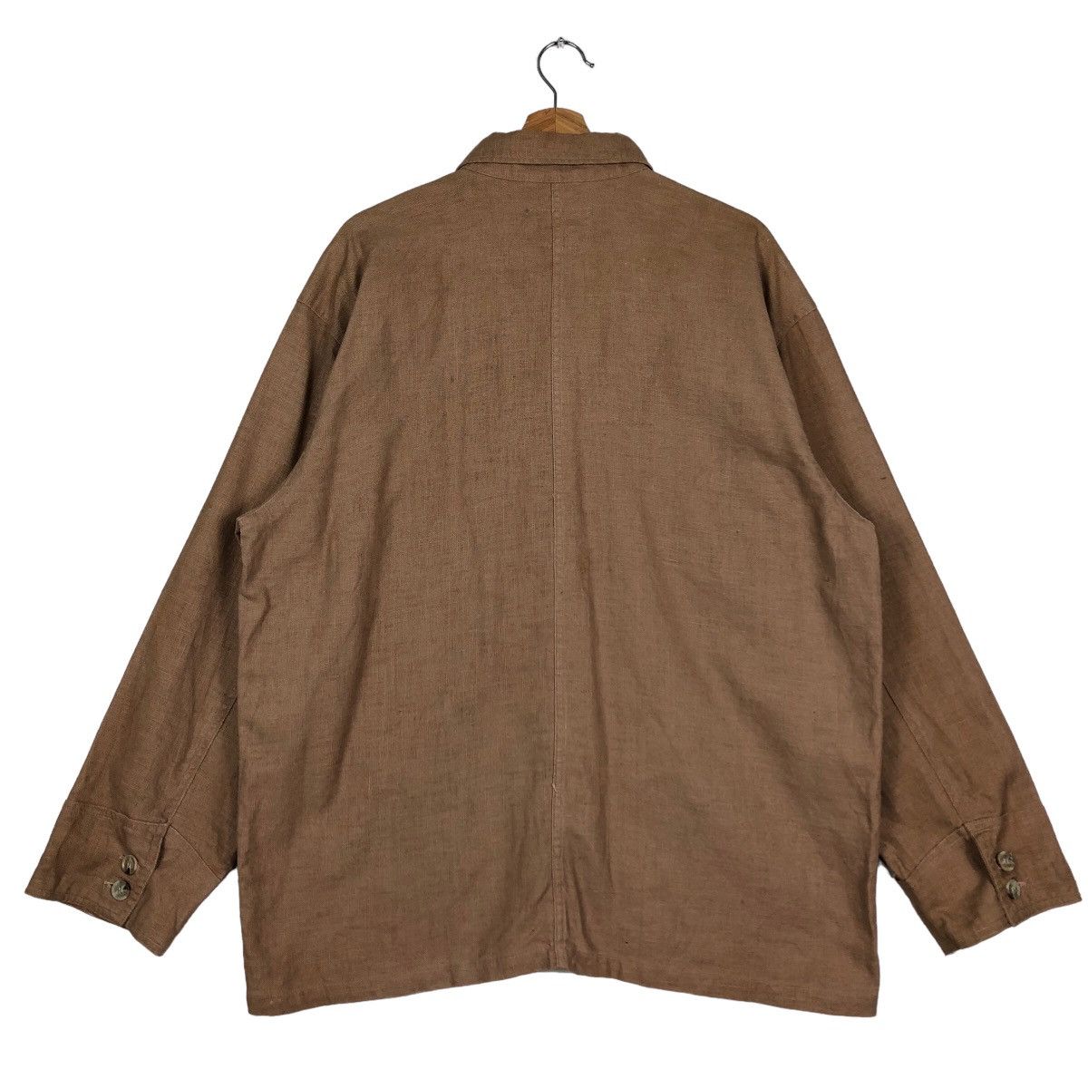 Japanese Brand 🔥90’s Vintage Hickory Chore Jacket Maneaver Issey Miyake Size US M / EU 48-50 / 2 - 7 Thumbnail