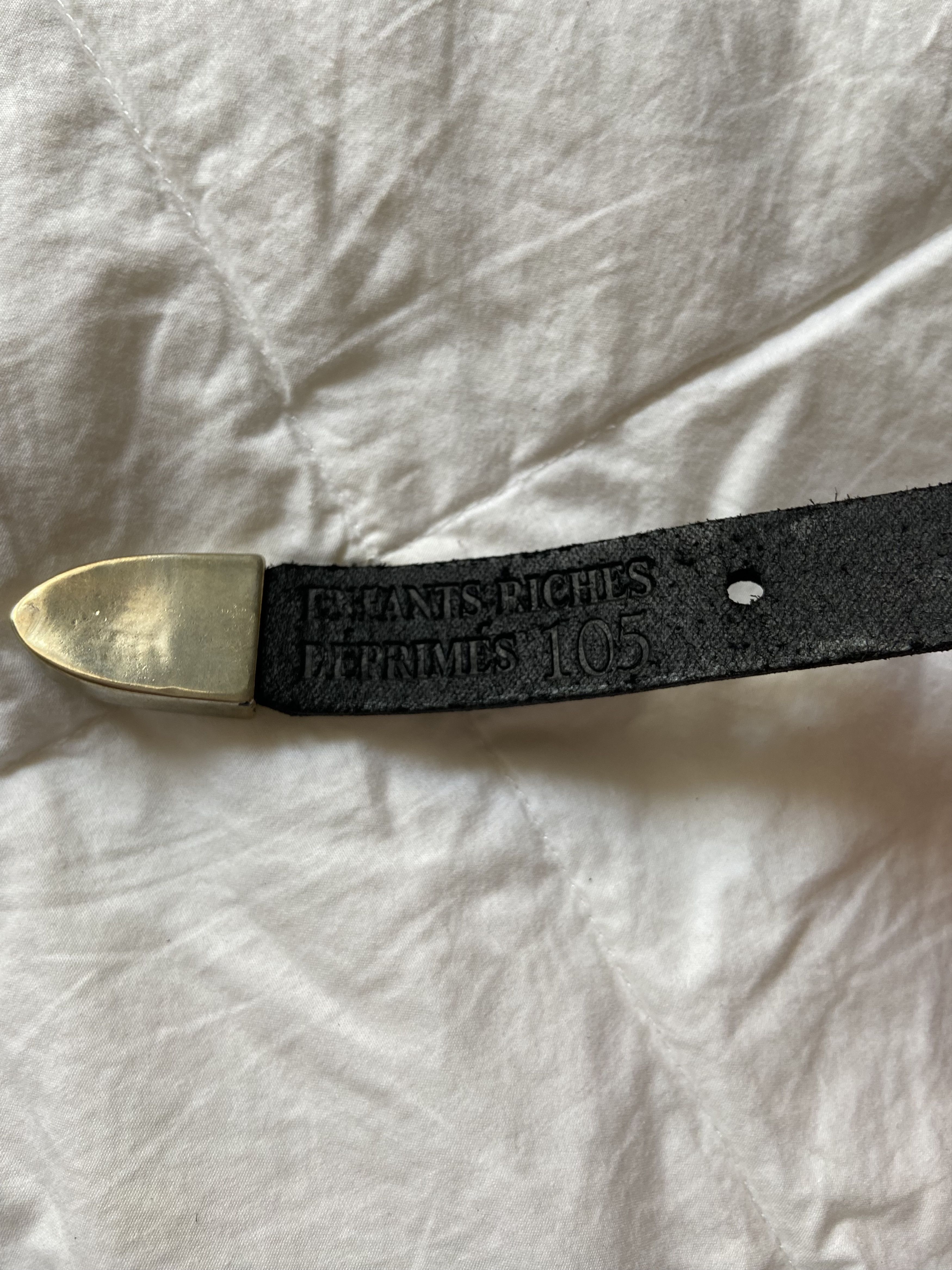 Enfants Riches Deprimes New ERD Enfants Riches Deprimes Belt In Black Size 40 - 8 Thumbnail