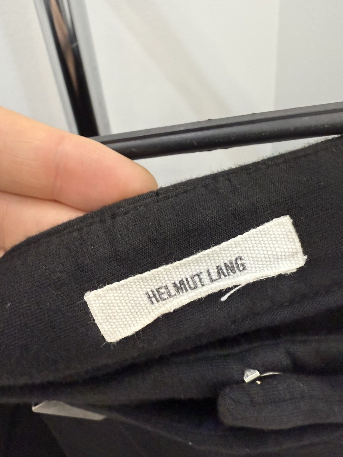 Helmut Lang Helmut Lang Black Rayon Modal Pants Size 30" / US 8 / IT 44 - 3 Thumbnail