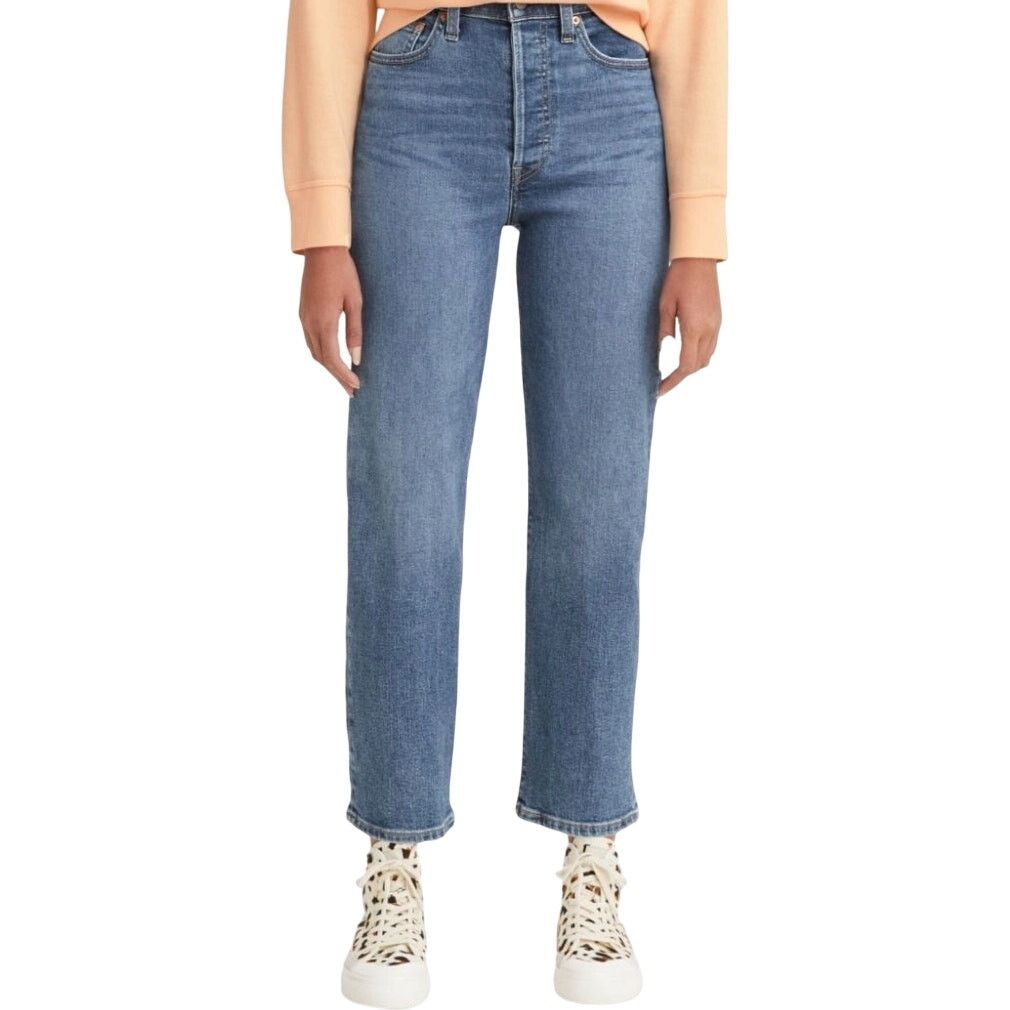 Levi's Ribcage Straight Ankle Jeans 12