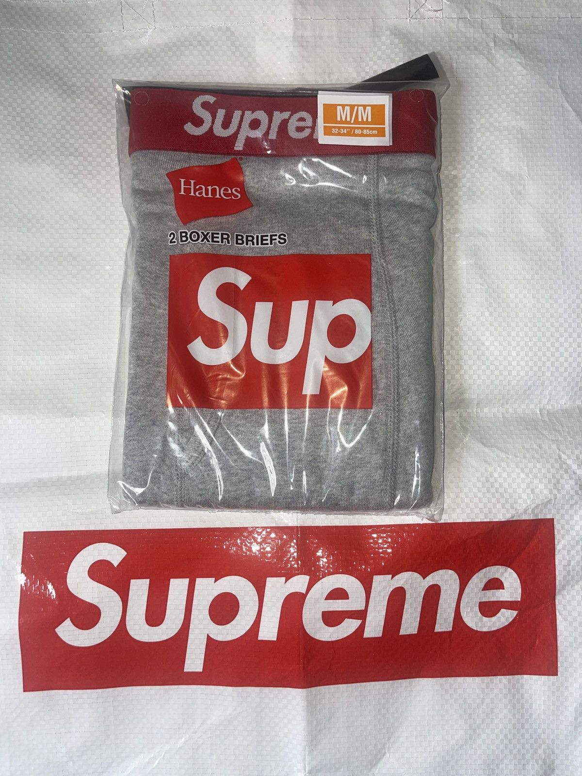 Hanes × Supreme Hanes boxer Brifes Size 34 - 3 Thumbnail
