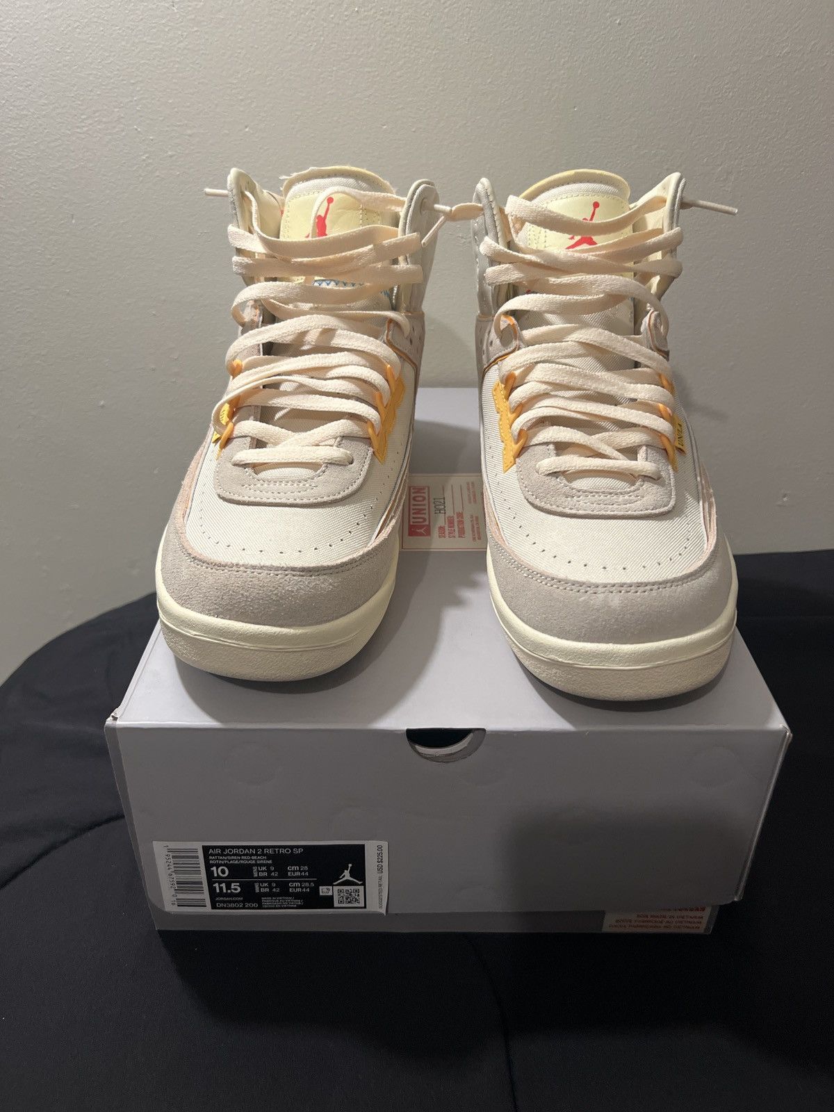 Jordan Brand × Union LA Union LA X Jordan 2 retro SP Rattan Size US 10 / EU 43 - 1 Thumbnail