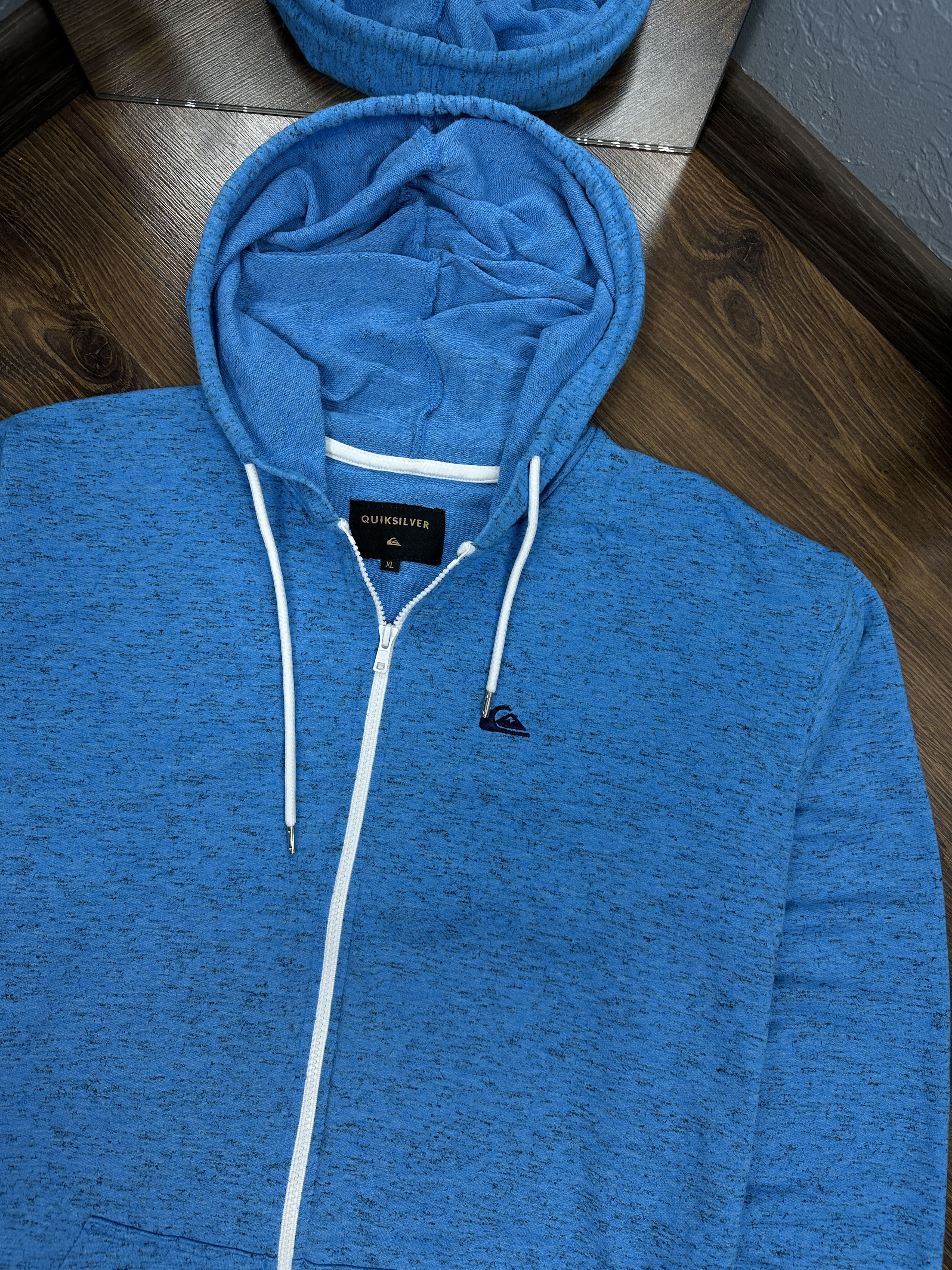 Quiksilver × Vintage Quiksilver Vintage Mens Zip Hoodie Size US XL / EU 56 / 4 - 2 Thumbnail