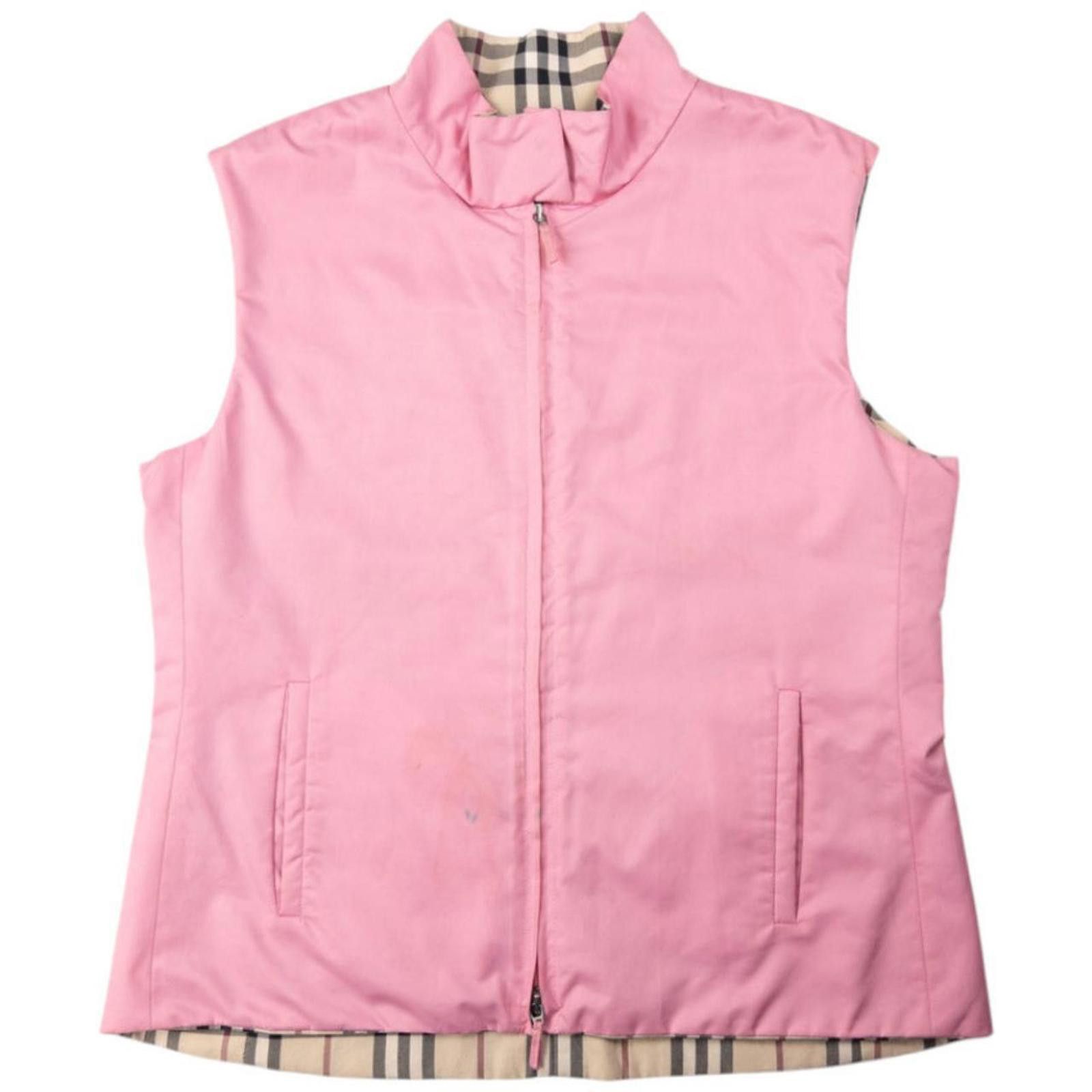 Burberry Vintage Burberry Nova Check Lined Gilet Womens Size M Size M / US 6-8 / IT 42-44 - 1 Thumbnail