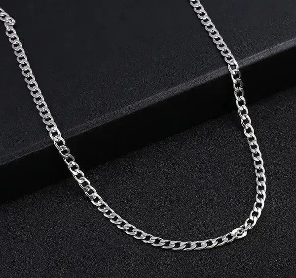 Other Silver chain Cuban Link Chain Chrome Hearts Size ONE SIZE - 3 Thumbnail