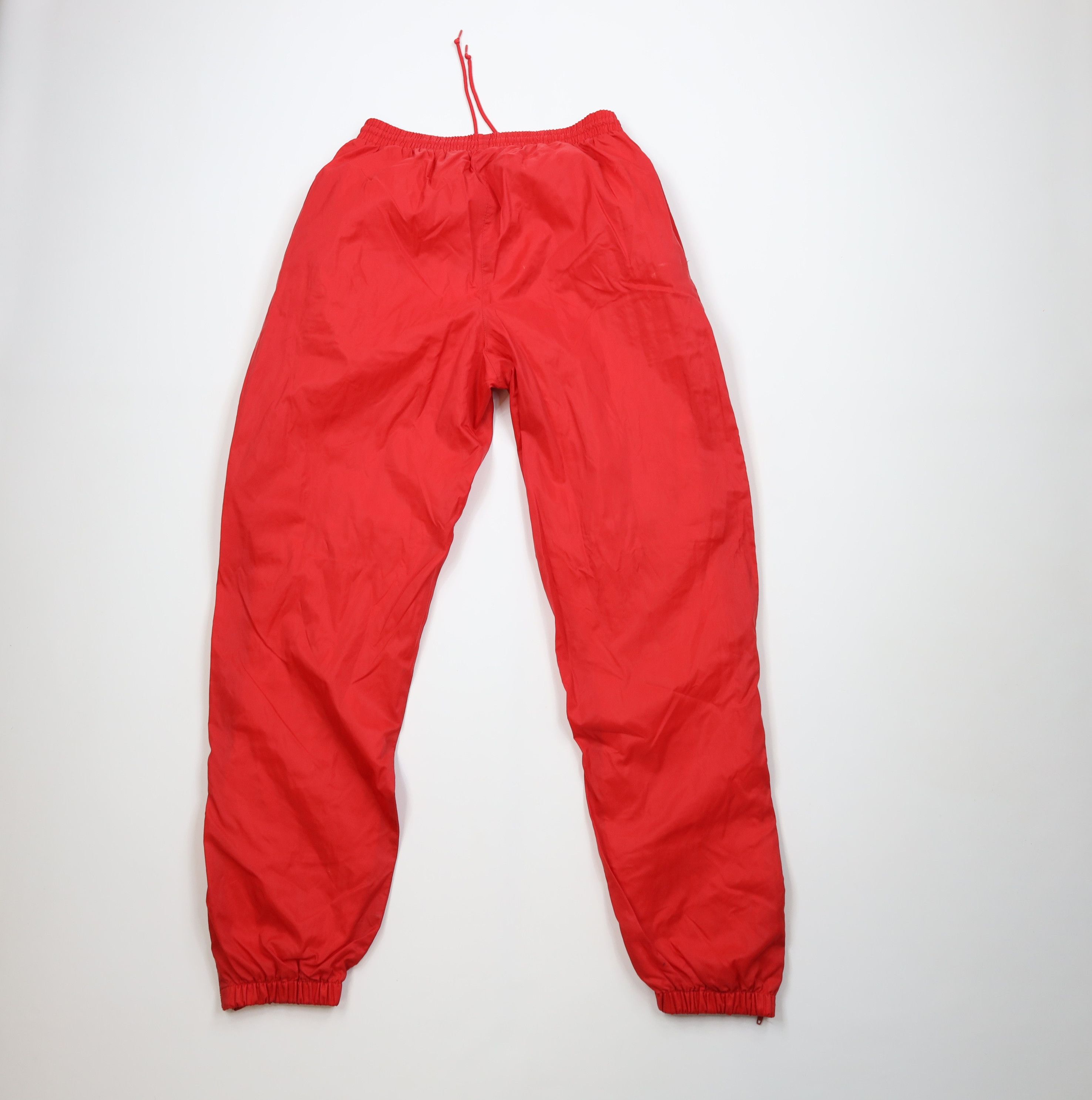Asics Vintage 90s Asics Spell Lined Windbreaker Joggers Pants Red Size US 34 / EU 50 - 11 Thumbnail