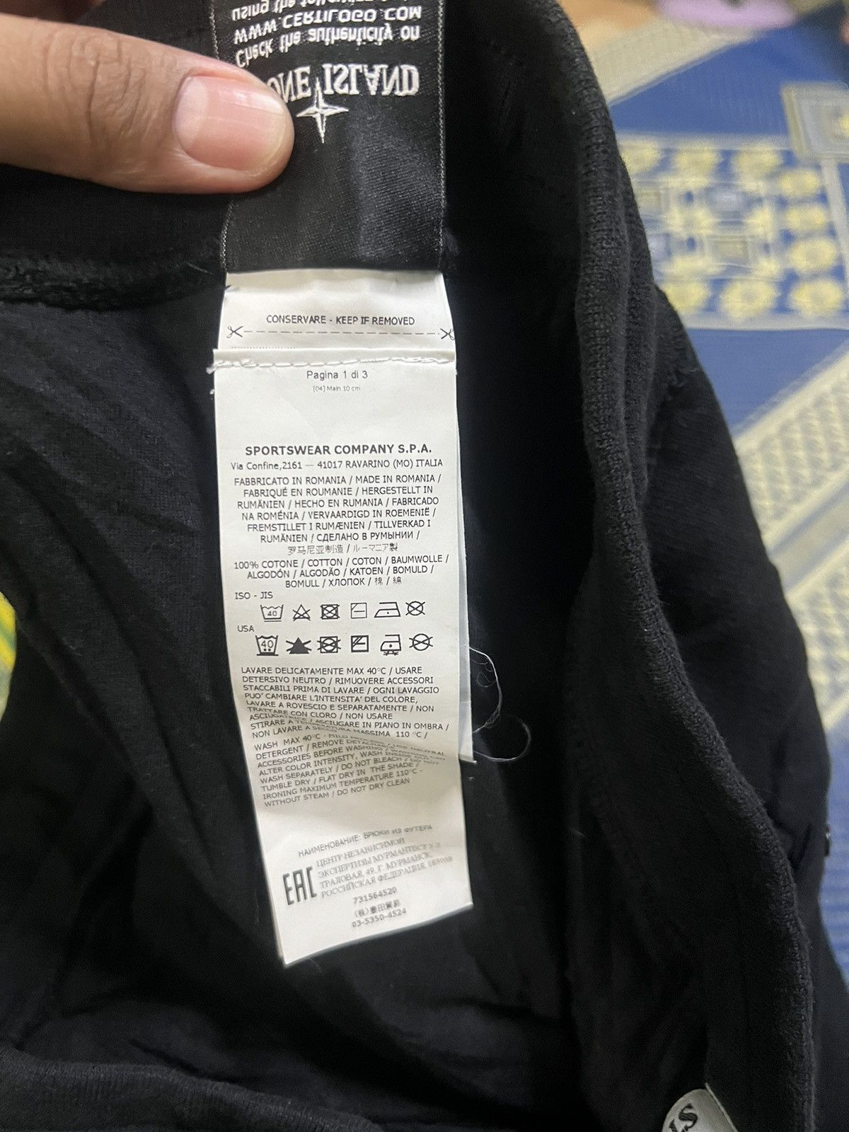 Stone Island Authentic🔥Stone Island Jogger Pants Size 32-34 Size US 34 / EU 50 - 10 Thumbnail