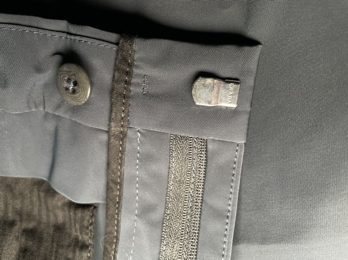 Prada Prada SS 2018 Gabardine Velcro Pants Size US 34 / EU 50 - 12 Thumbnail