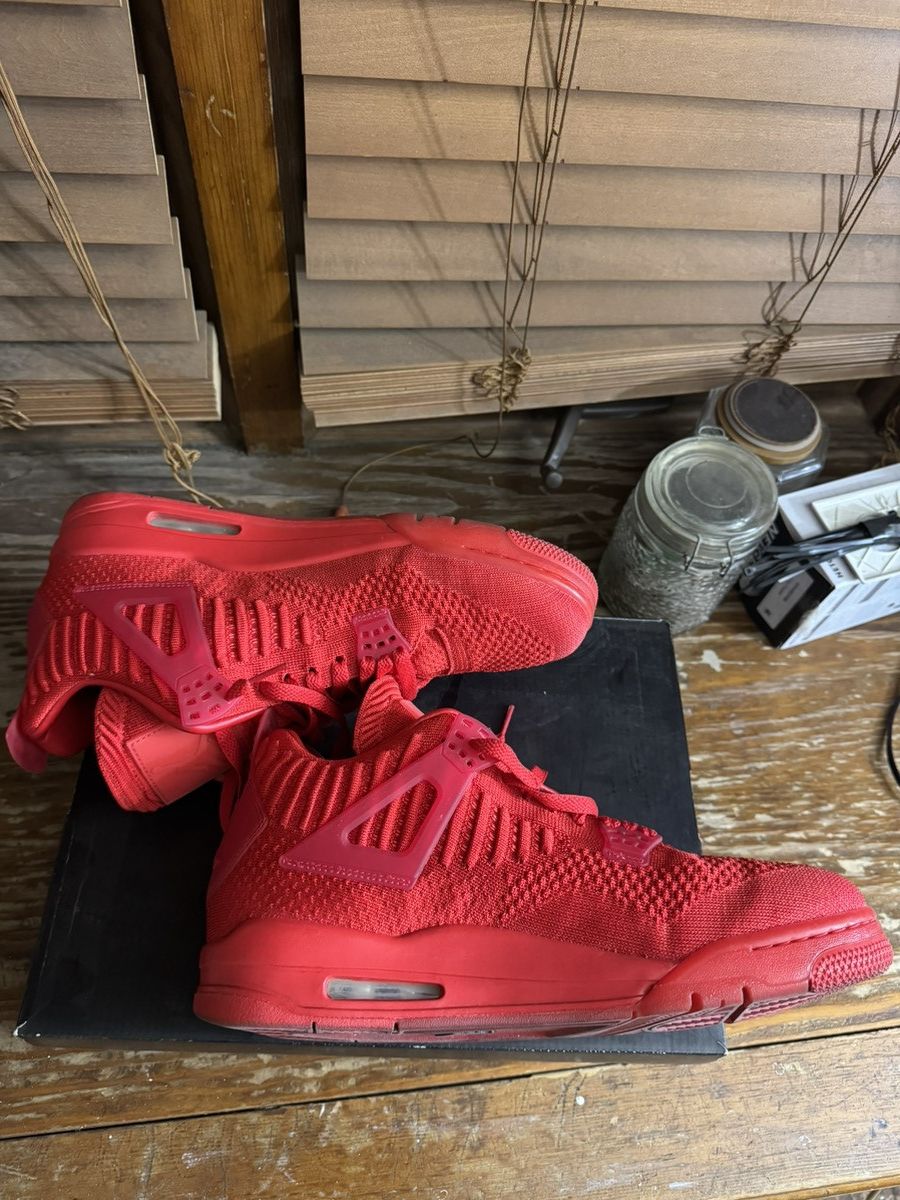 Jordan Brand Jordan 4 Retro Flynit Size US 11.5 / EU 44-45 - 2 Thumbnail