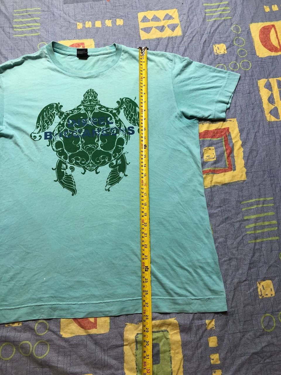 Diesel T-Shirt green Diesel big print center Streetwear Y2K Vintage Size US XL / EU 56 / 4 - 12 Thumbnail