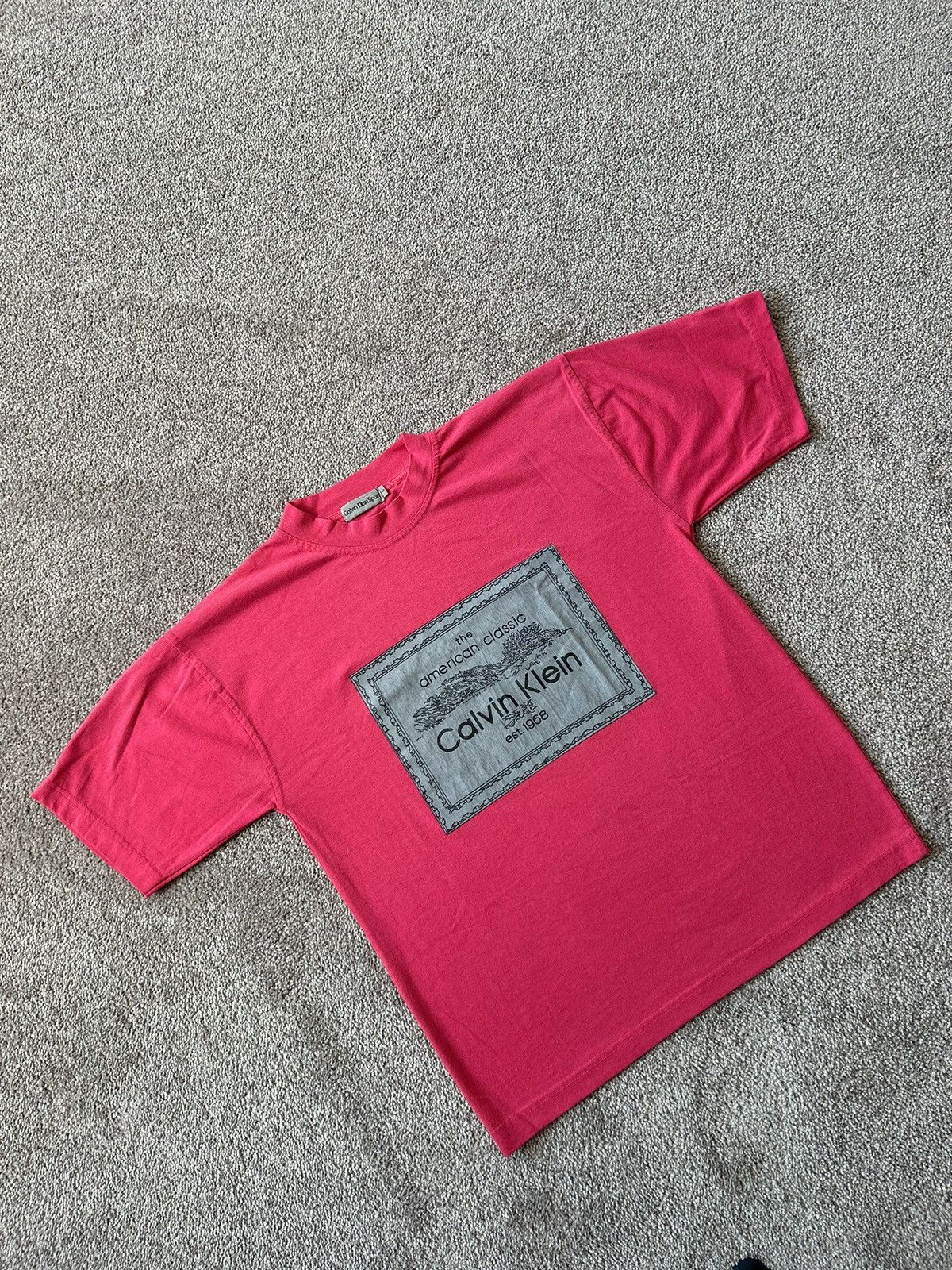 Calvin Klein × Vintage Vintage 90s Calvin Klein Tee Shirt Size US S / EU 44-46 / 1 - 1 Thumbnail