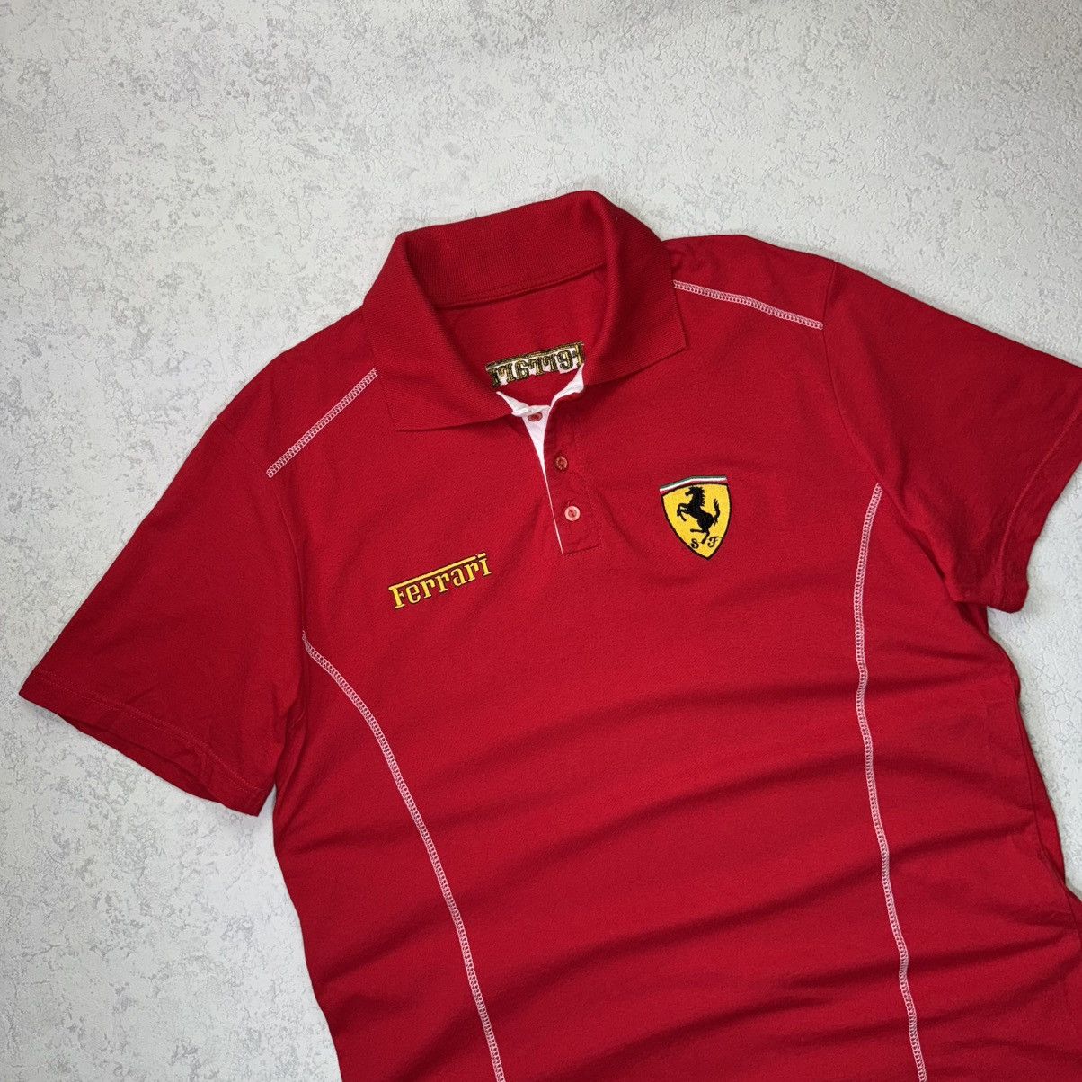 Ferrari Vintage 90’ Ferrari Racing Polo Size XL Size US XL / EU 56 / 4 - 2 Thumbnail
