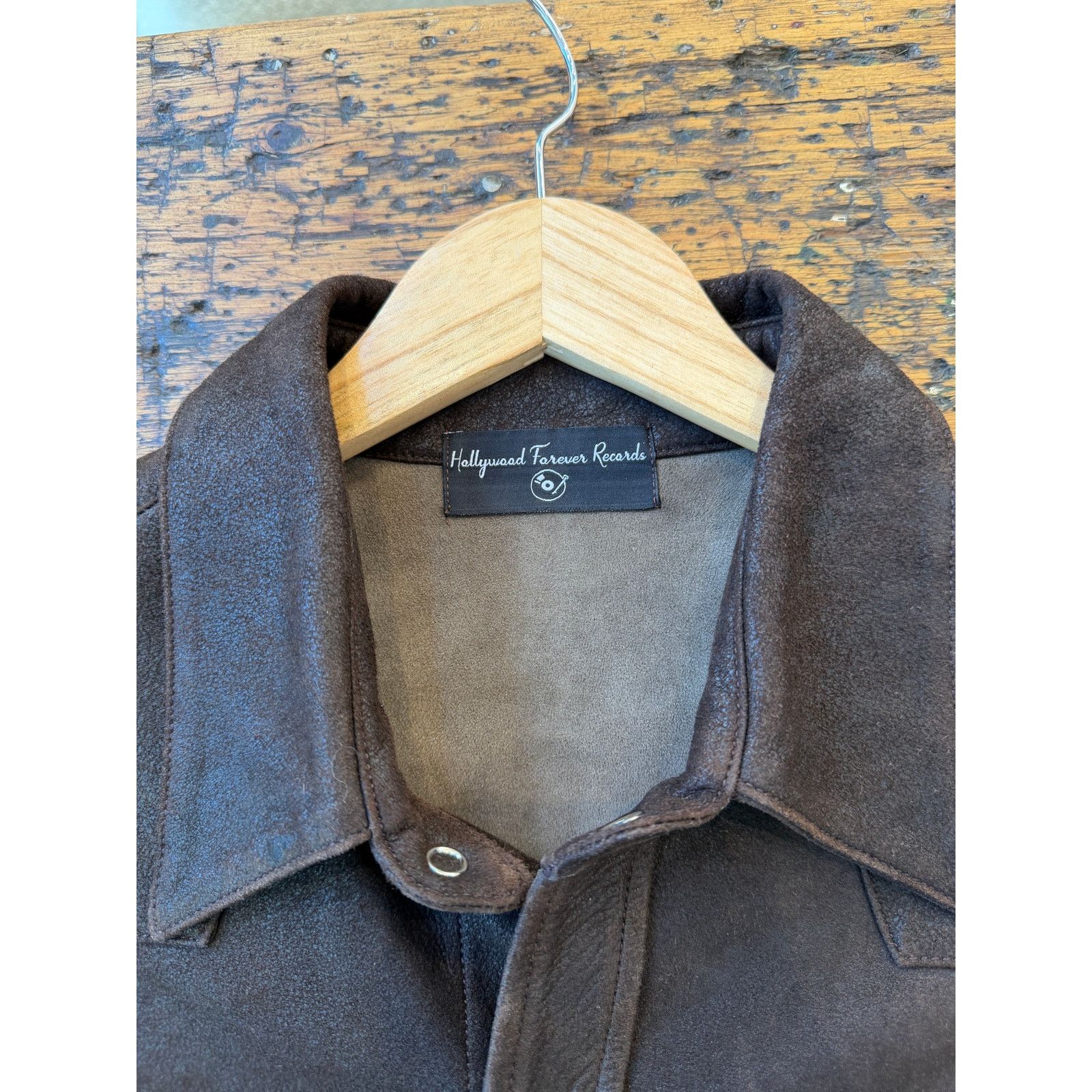 Leather Hollywood Forever Records Suede Western Shirt Size US S / EU 44-46 / 1 - 4 Thumbnail