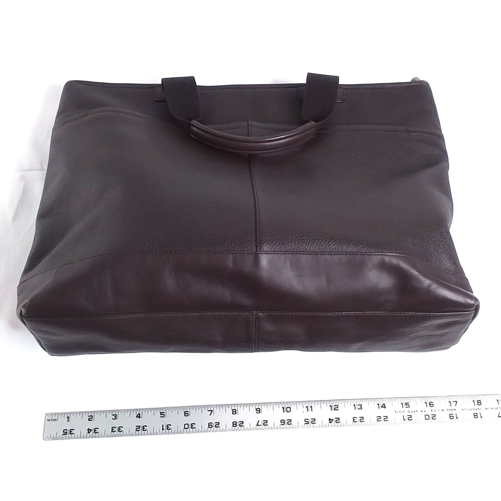 Coach Coach Leather Bag Brown Weekender Travel Work Handbag Size ONE SIZE - 15 Thumbnail