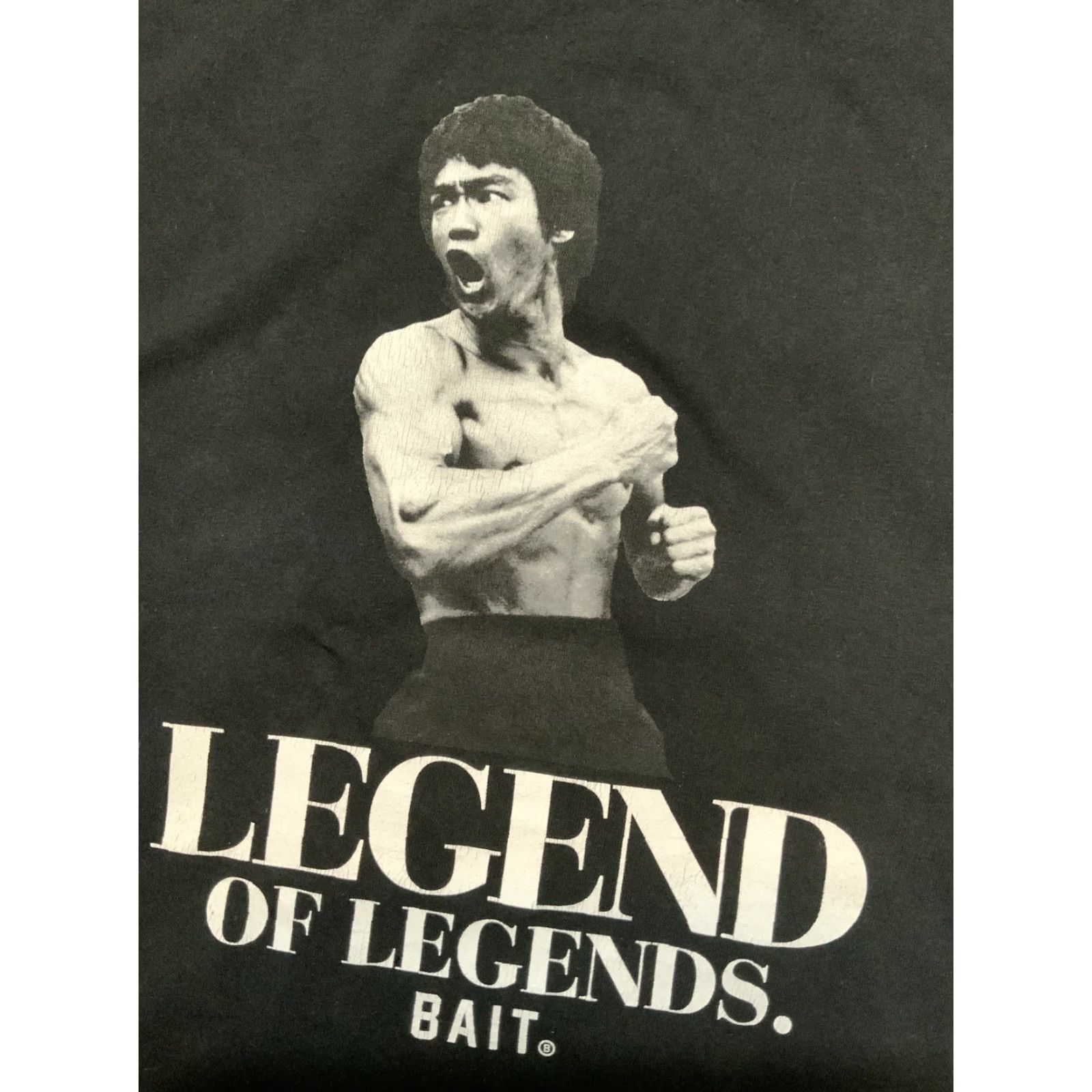 Lee Bait Bruce Lee Legend Of Legends Martial Arts Graphic Black S/S T-Shirt Sz. 2XL Size US XXL / EU 58 / 5 - 6 Thumbnail