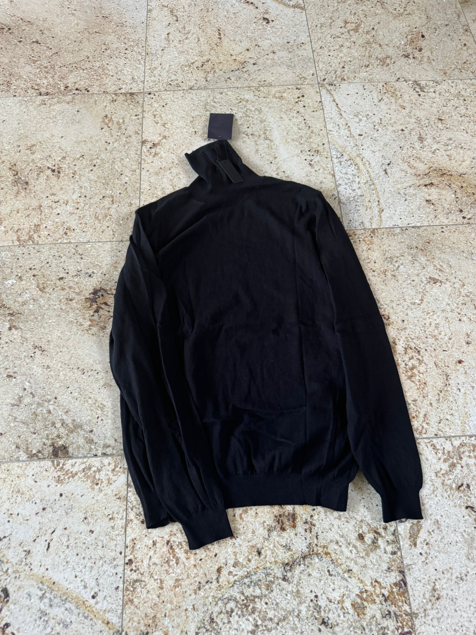 Prada Cashmere Turtleneck in Nero Size US XL / EU 56 / 4 - 5 Thumbnail