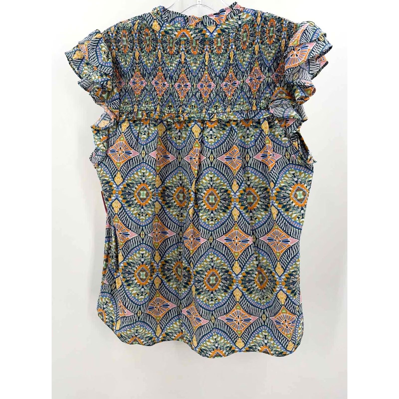 Vintage Current Air Blue Blouse Small Size S / US 4 / IT 40 - 3 Thumbnail