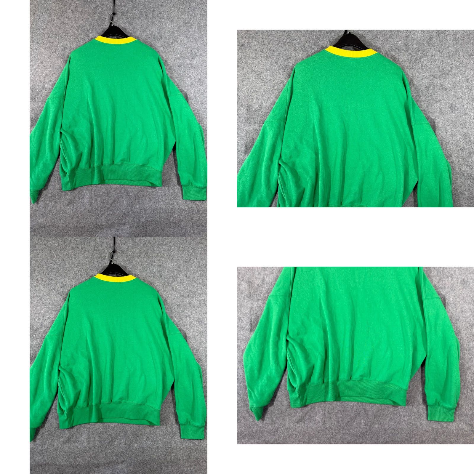 Esprit Sprite Sweatshirt Womens XL Green Fleece Oversized Crew Neck Pullover Logo Shirt Women's XL Green Fleece Logo Pullover Sweatshirt Size XL / US 12-14 / IT 48-50 - 8 Thumbnail