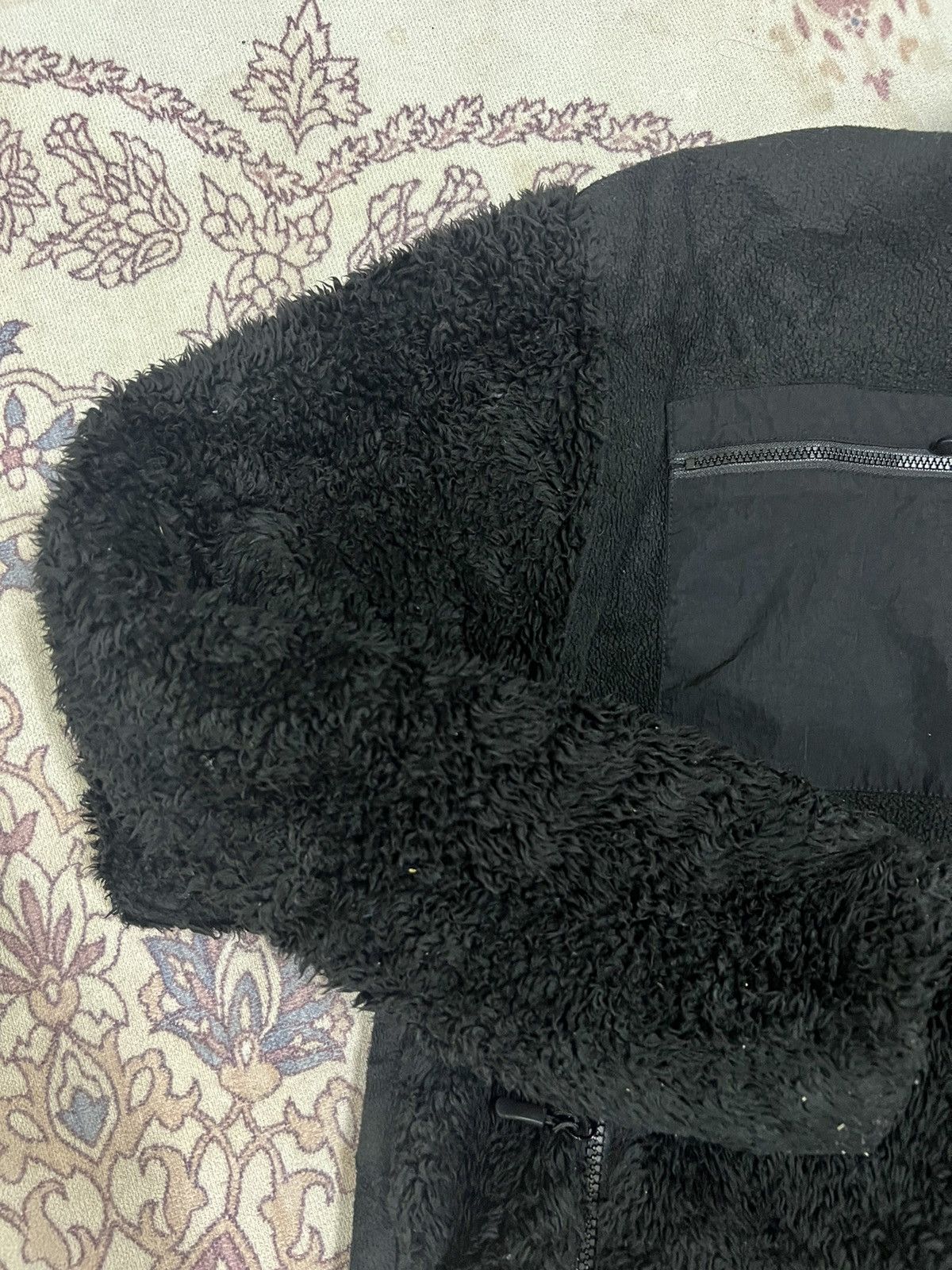 Levi's Fleece jacket/L/polyester/BLK/plain. (GJ35) Size US L / EU 52-54 / 3 - 15 Thumbnail