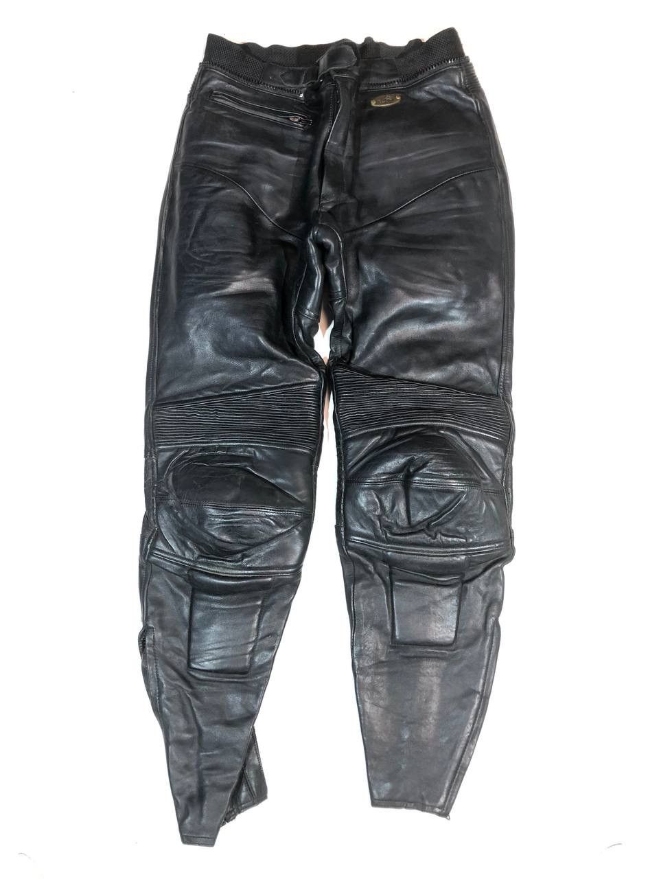Leather × Vintage Germot Vintage Rare Moto Racing Leather Pants Size US 31 - 1 Thumbnail