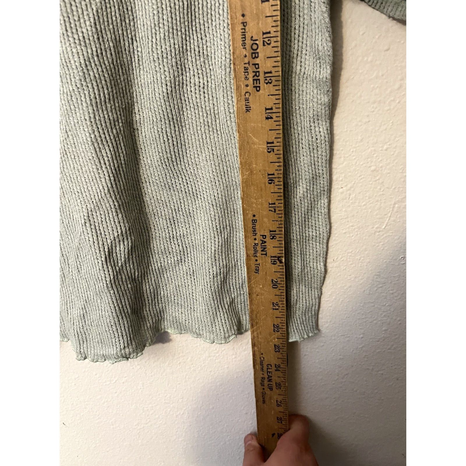 American Eagle Outfitters American Eagle Gray Short Sleeve Top Waffle Texture Size Medium Size M / US 6-8 / IT 42-44 - 4 Thumbnail