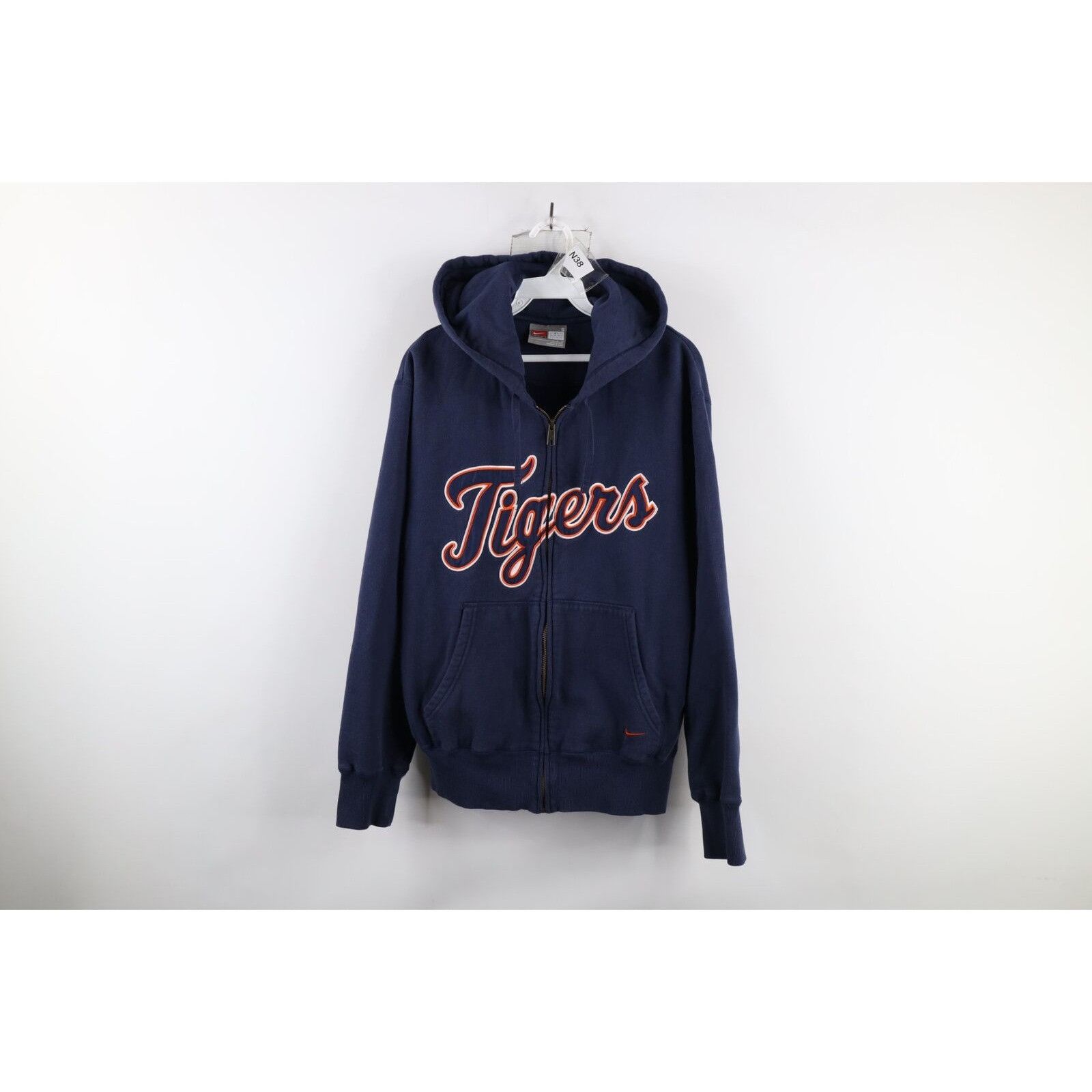Nike Vintage Nike Travis Scott Mini Swoosh Detroit Tigers Hoodie Size US S / EU 44-46 / 1 - 1 Thumbnail