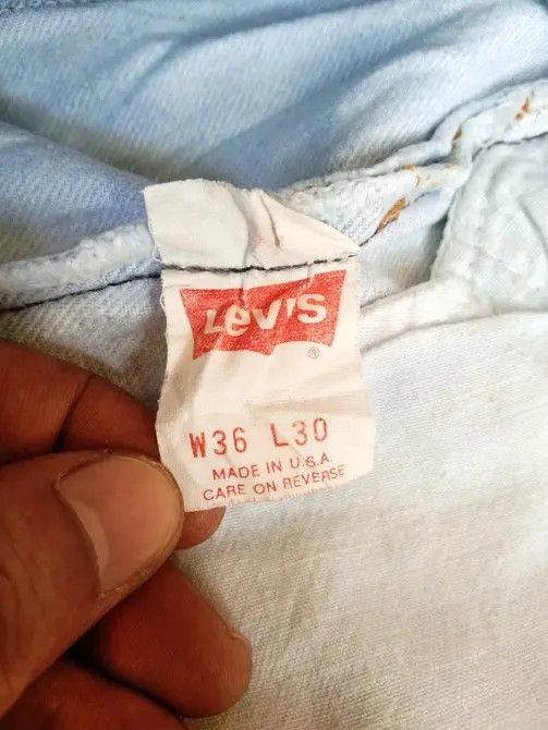 Levi's 80s Vintage Levi's 501 Made In USA Distressed Jeans 34x29 Size US 34 / EU 50 - 11 Thumbnail
