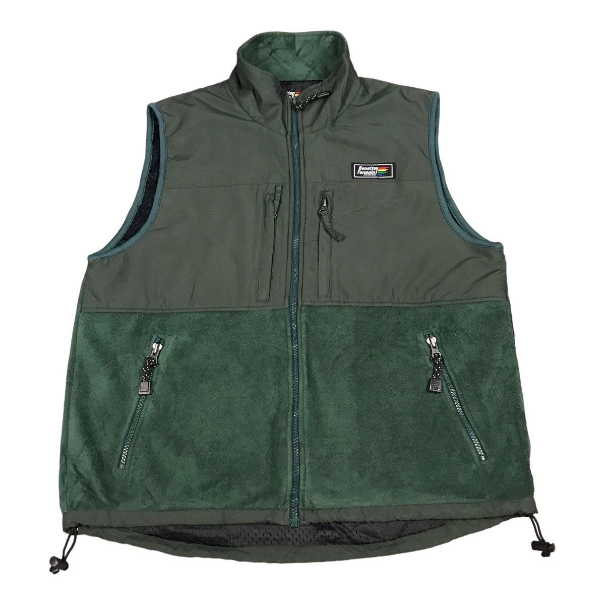 United Colors Of Benetton BENETTON FORMULA 1 FLEECE VEST JACKET Size US L / EU 52-54 / 3 - 1 Thumbnail
