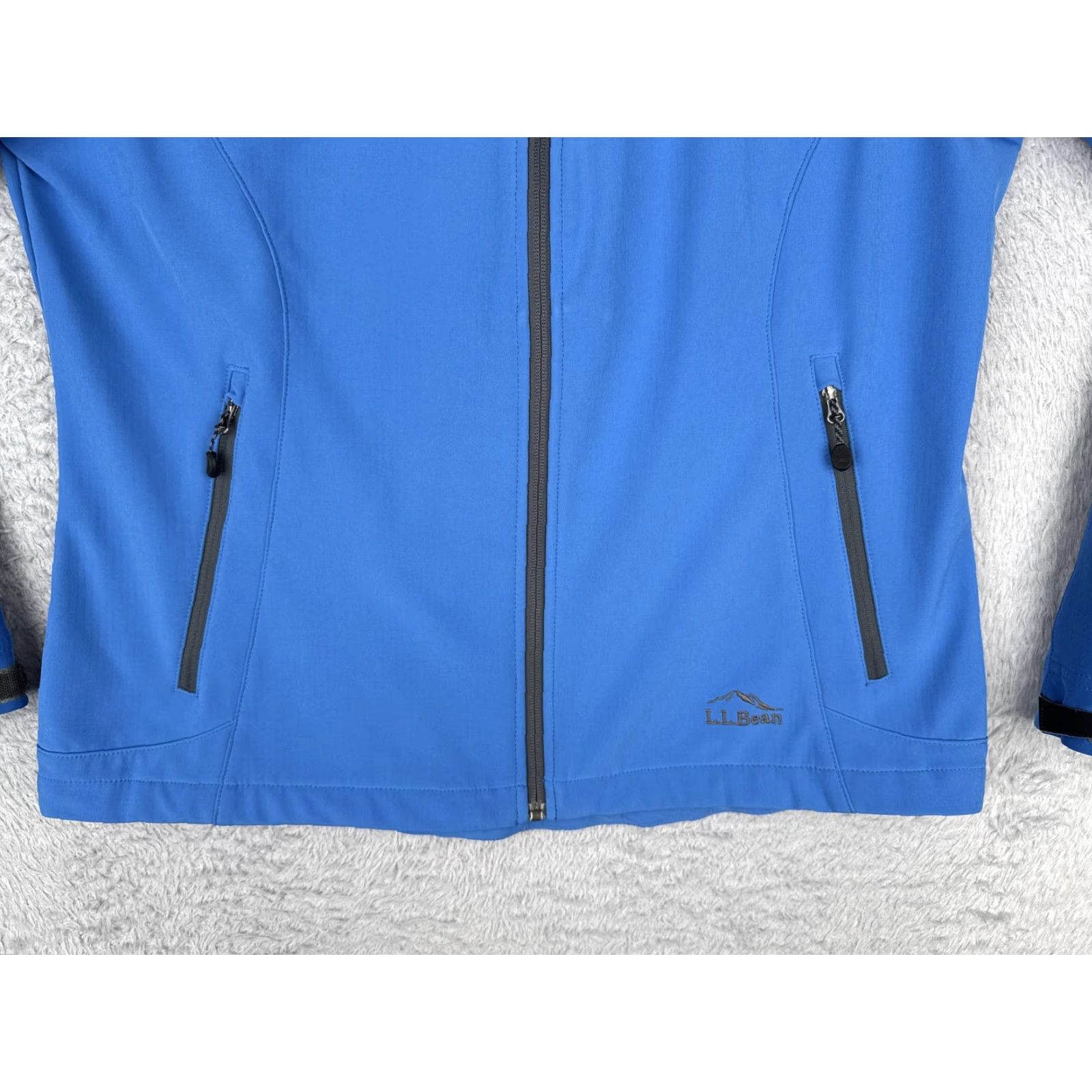 Vintage L.L.Bean Jacket Womens Large Blue Softshell Full Zip Pockets Hiking Outdoors Size L / US 10 / IT 46 - 7 Thumbnail