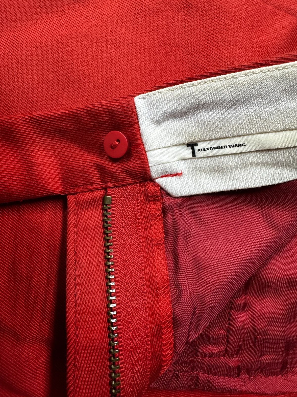 Alexander Wang T by Alexander Wang Red Tailored Shorts Size 26" / US 2 / IT 38 - 5 Thumbnail
