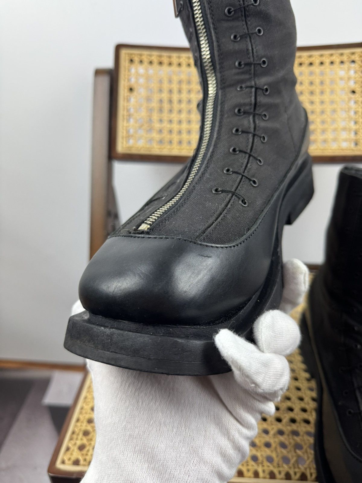 Dirk Bikkembergs × Vintage Dirk Bikkembergs Boots vintage SS00 very rare💀💀💀 Size US 10 / EU 43 - 7 Thumbnail