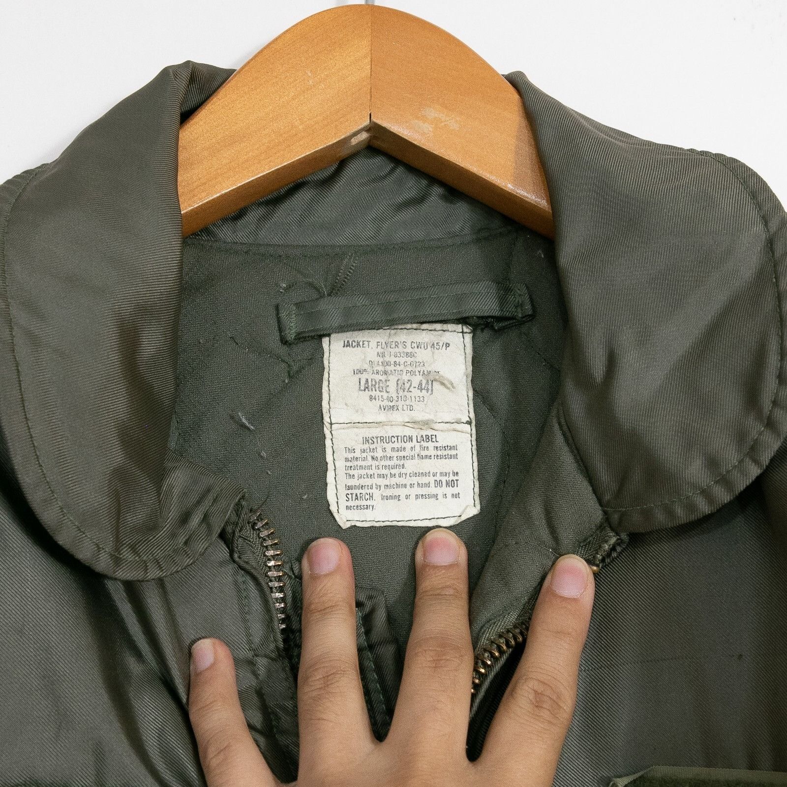 Avirex × Vintage Vintage Avirex U.S. Air Force Flyers CWU 45/P Bomber Large Size US L / EU 52-54 / 3 - 7 Thumbnail