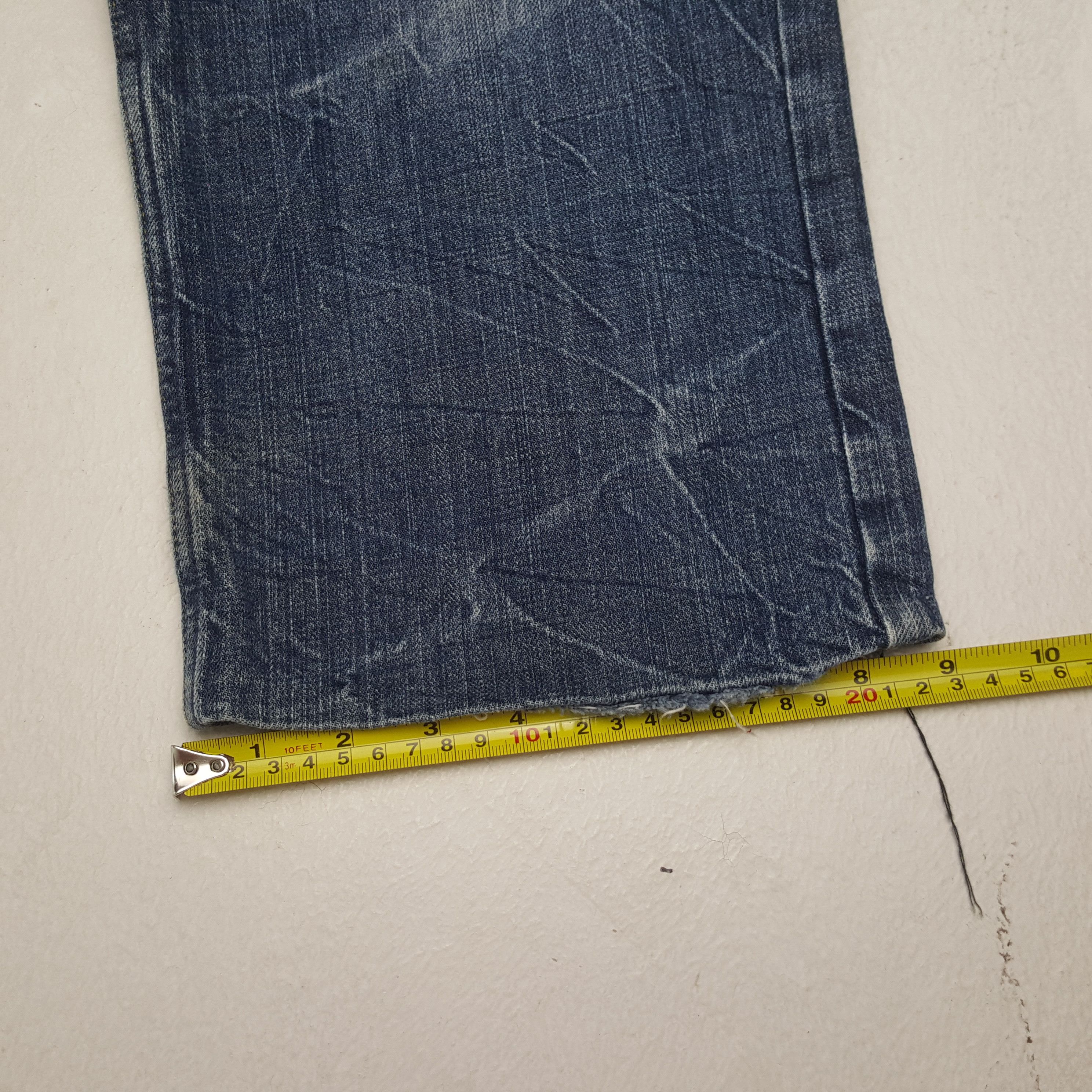 Japanese Brand Vintage Karakuri Tamashii Fashion Design Style Jeans RR9 Size US 29 - 11 Thumbnail