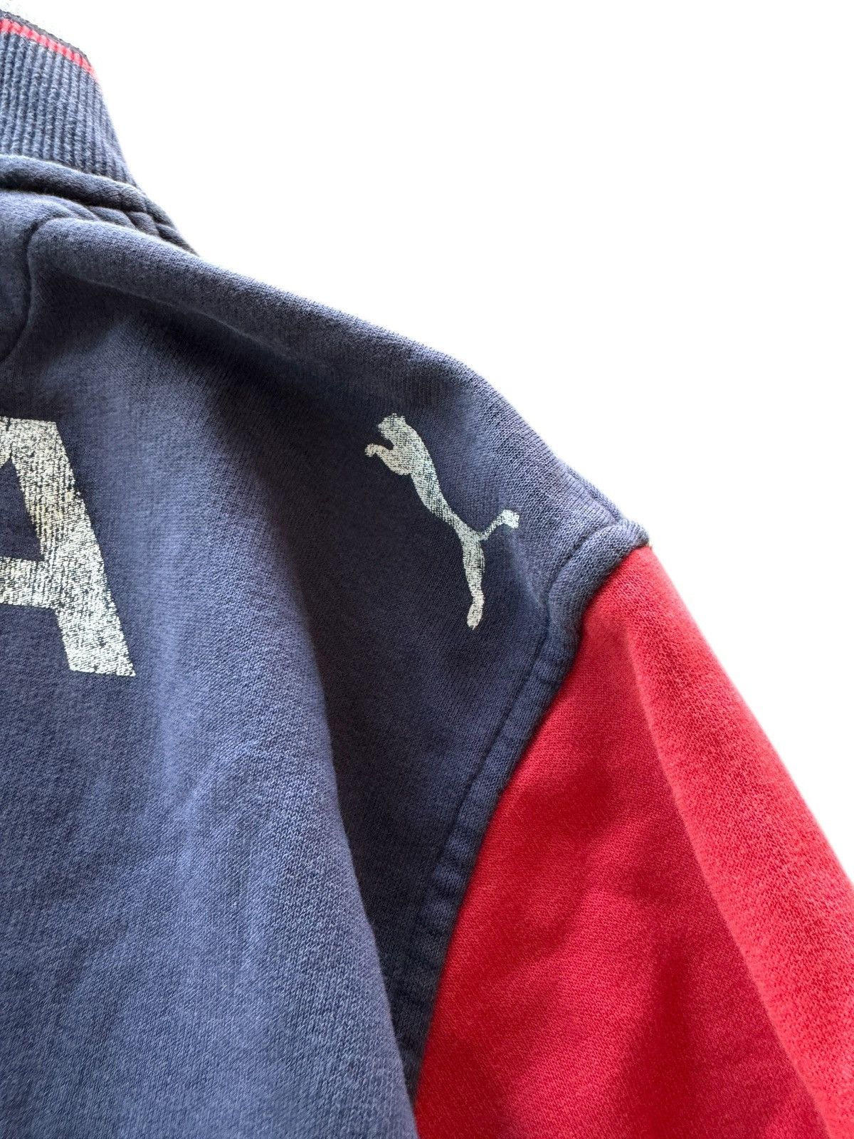 Puma Puma Boxy USA Retro 1990 Zip Up USA Patch Oversized Jacket Size US XL / EU 56 / 4 - 8 Thumbnail