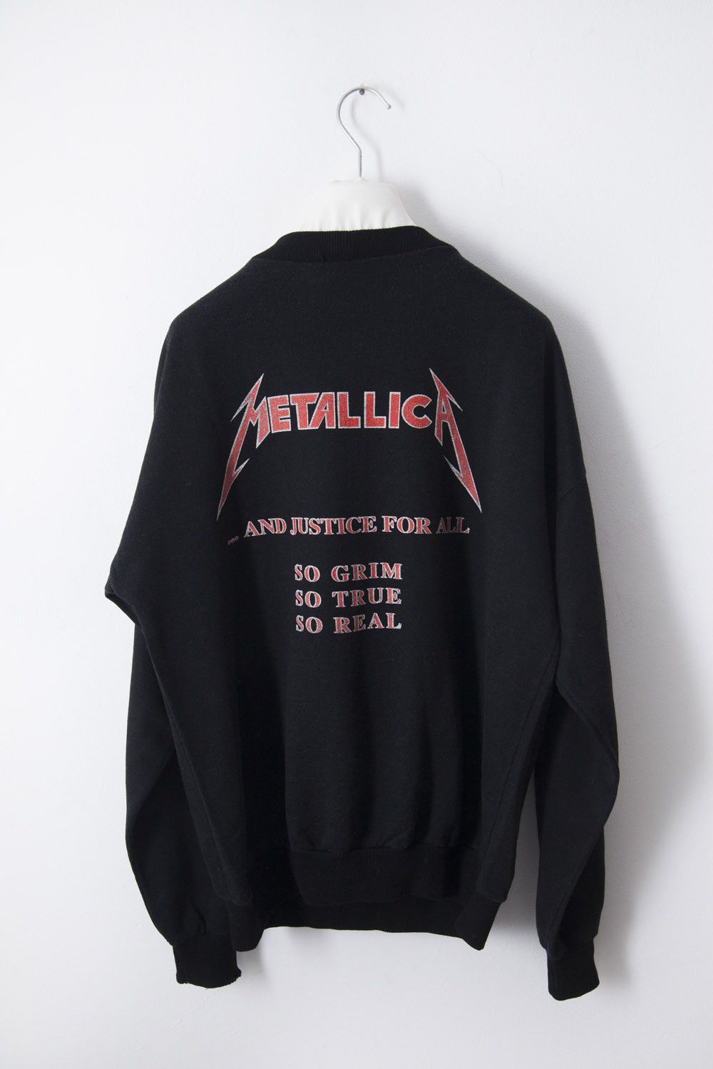 Vintage 1980's vintage Metallica And Justice For All sweatshirt Size US L / EU 52-54 / 3 - 4 Thumbnail