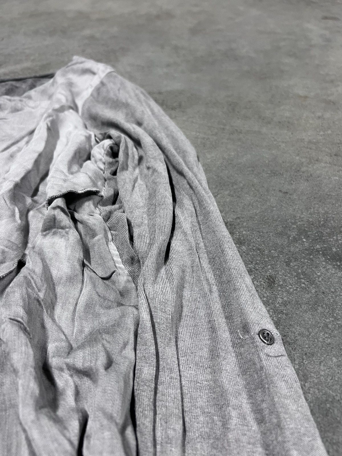 Other Deconstructed Faded Japanese Style Longsleeve Blouse Size S / US 4 / IT 40 - 6 Thumbnail