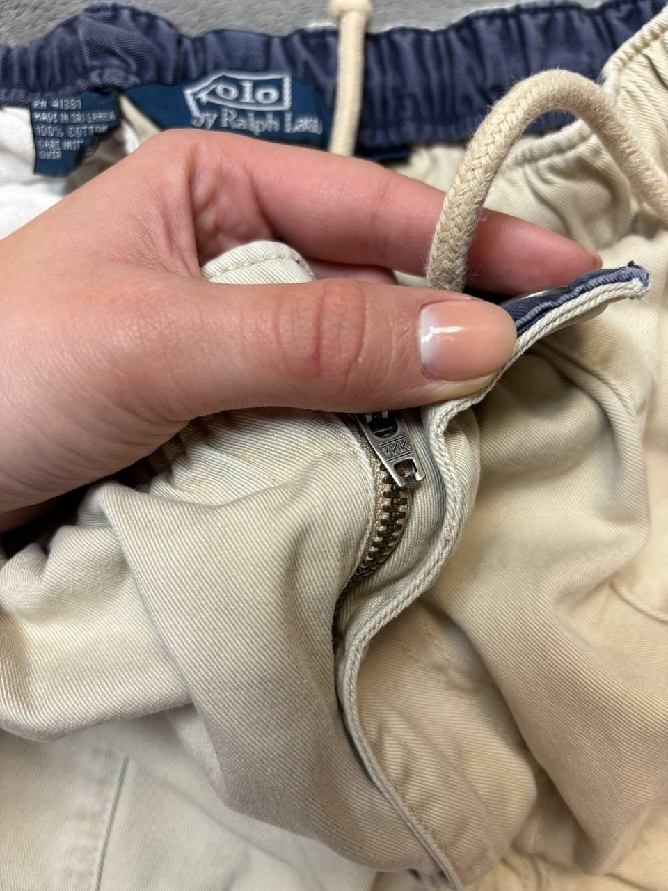 Polo Ralph Lauren × Ralph Lauren × Vintage Vintage Y2K Polo Ralph Lauren Biege shorts Size US 34 / EU 50 - 5 Thumbnail