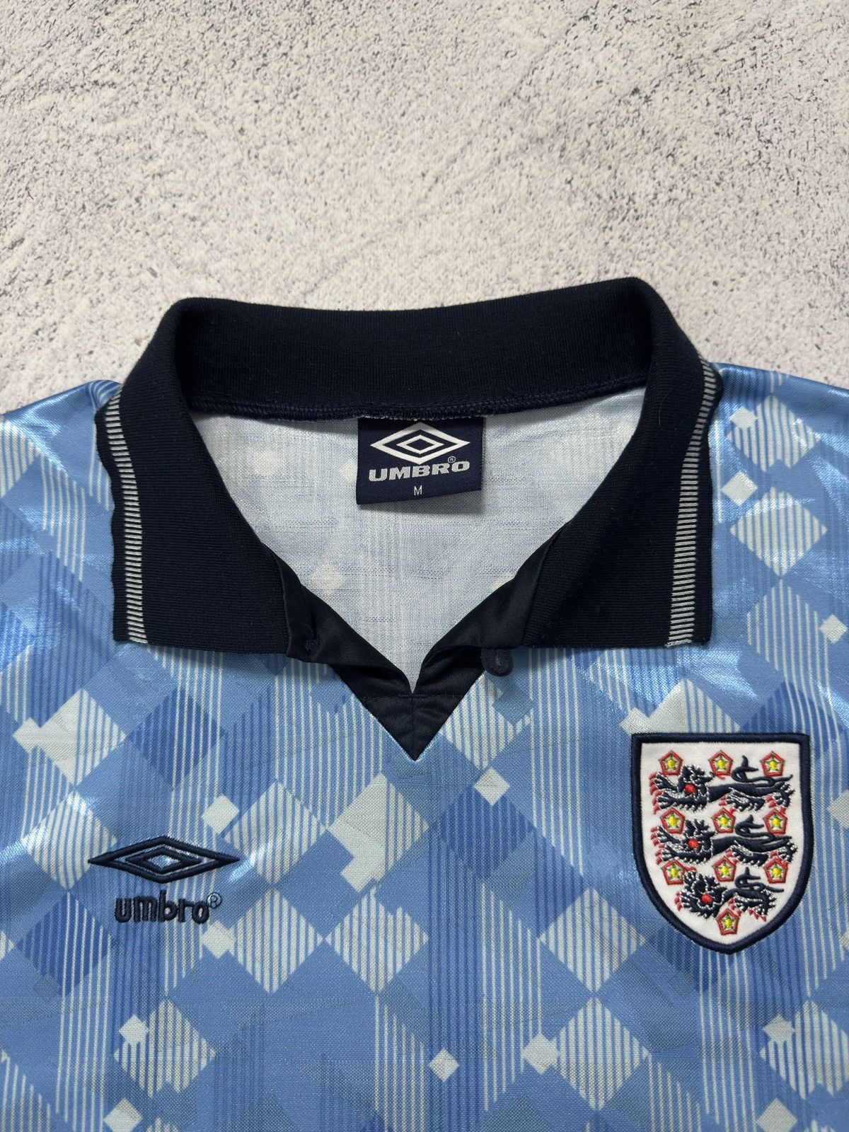 Umbro UMBRO ENGLAND 1990-1992 THIRD FOOTBALL SHIRT SOCCER JERSEY Size US M / EU 48-50 / 2 - 8 Thumbnail