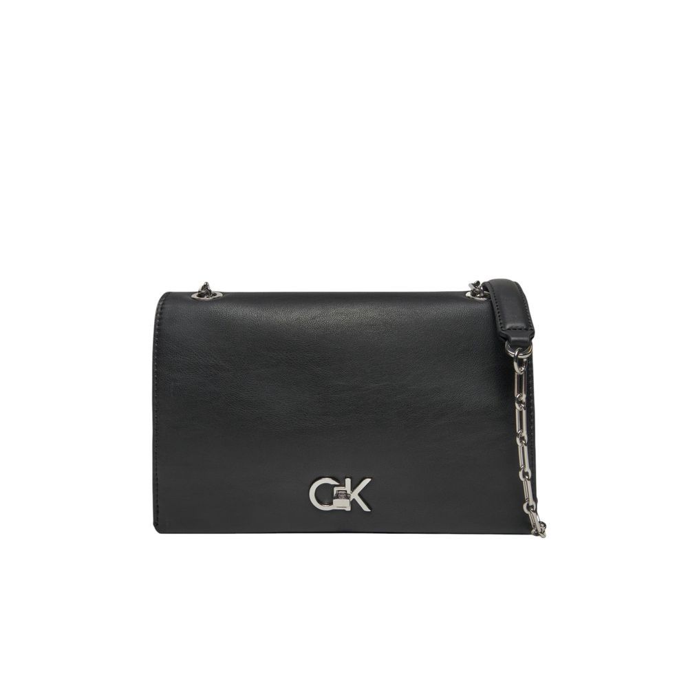 Calvin Klein Black Recycled Polyester Women's Handbag Size ONE SIZE - 1 Thumbnail