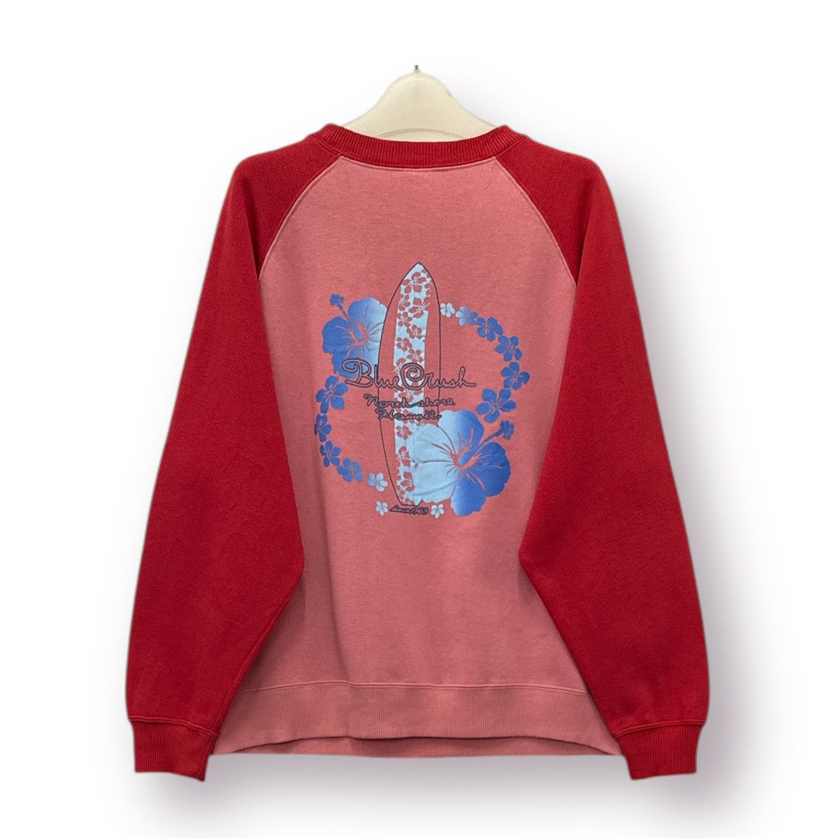 Sun Surf 🔥 Surf 🔥 Blue Crush Hawaii Roundneck Raglen Sleeve Sweat - L Size US M / EU 48-50 / 2 - 1 Thumbnail