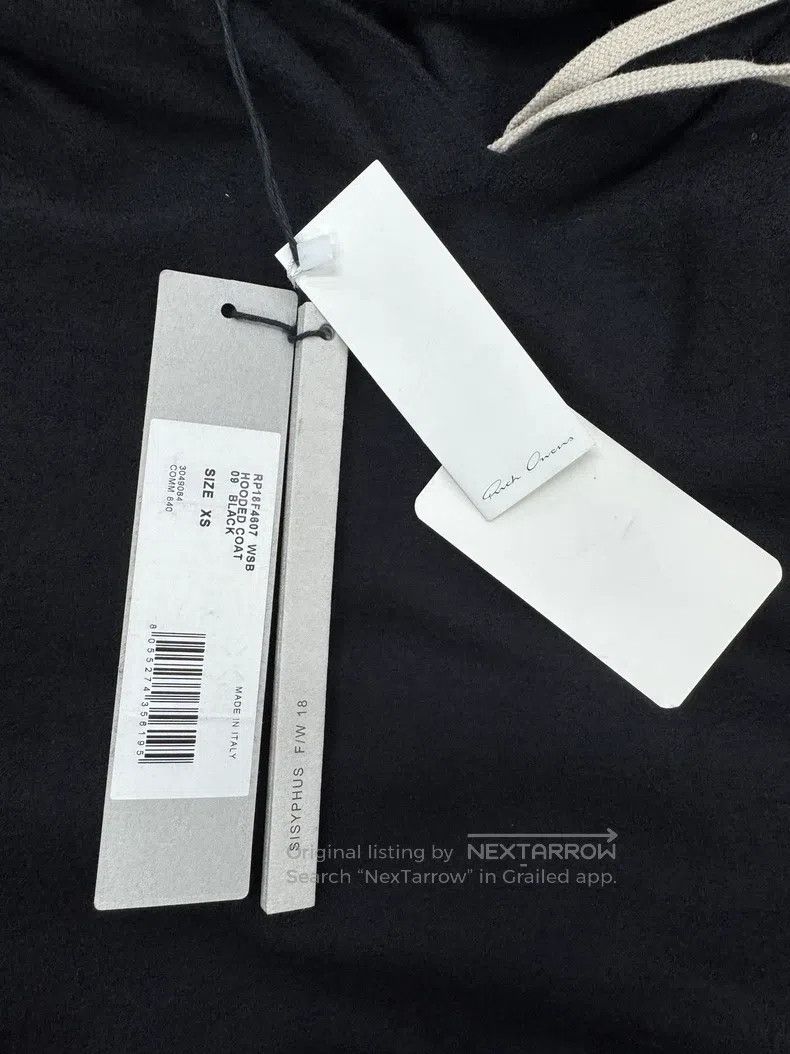 Rick Owens Rick Owens Hooded Cape Sweatshirt Size XS / US 0-2 / IT 36-38 - 7 Thumbnail