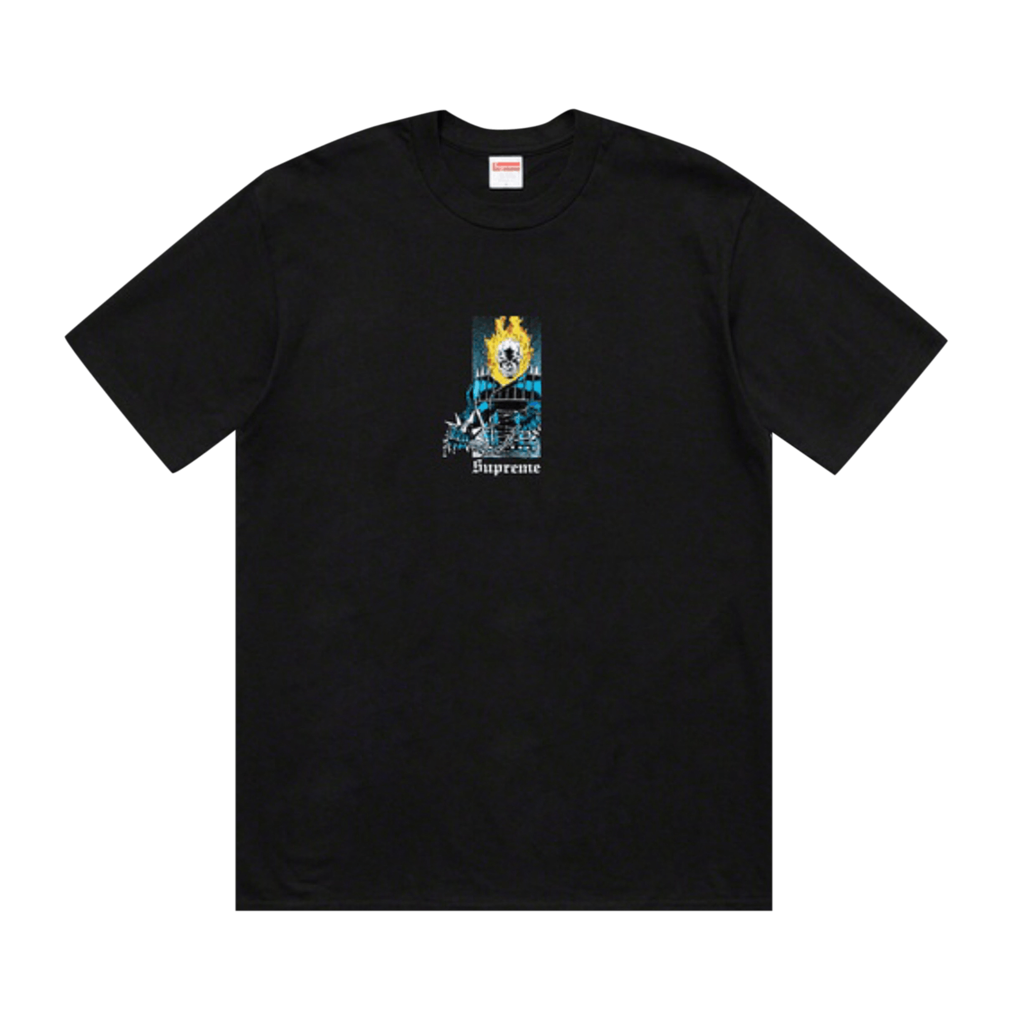 image of Supreme Ghost Rider Tee Black, Men's (Size Medium)