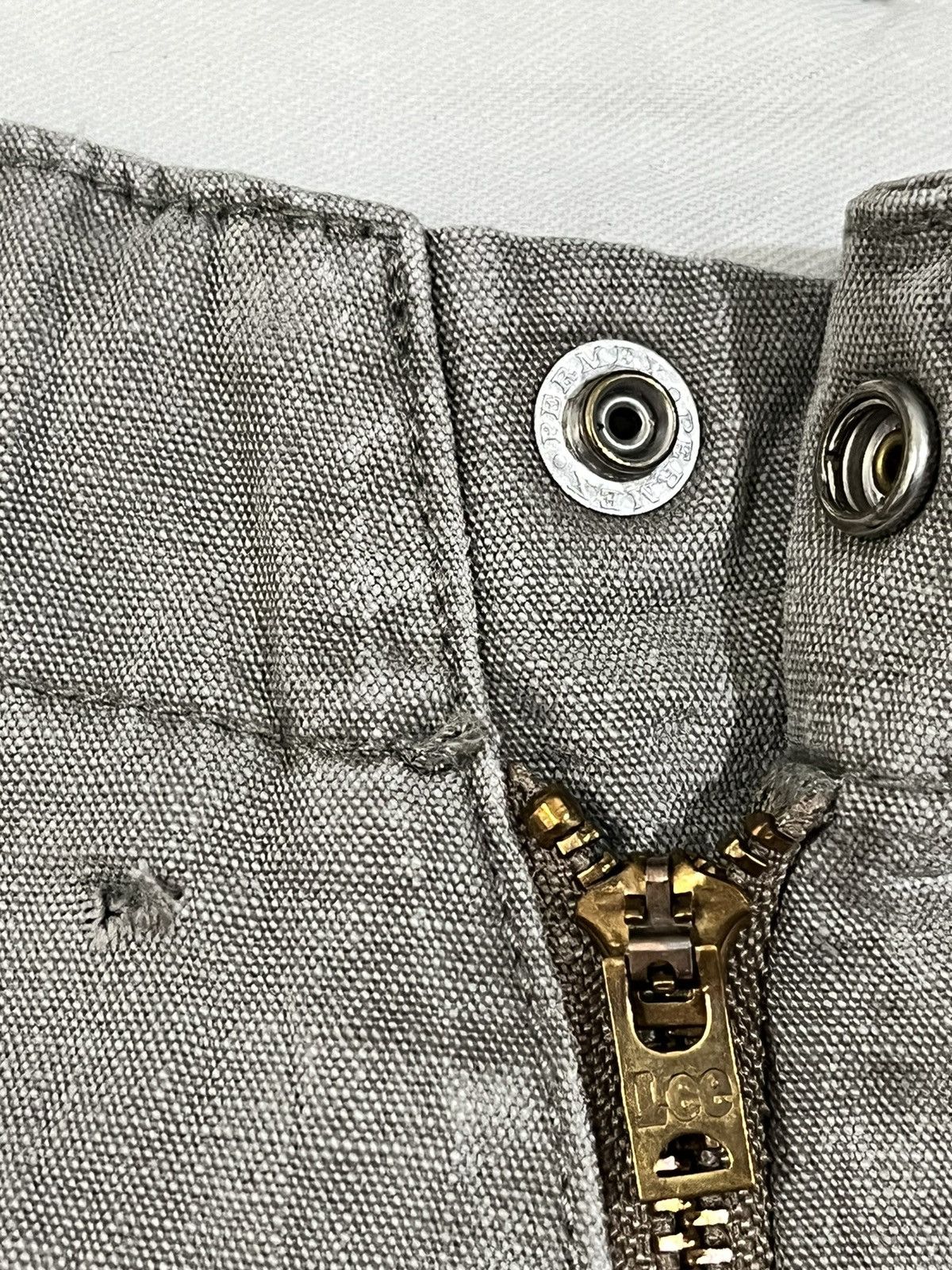 Lee × Vintage Vintage Union Made By Lee Cargo Double Knee Carpenter Denim Size US 32 / EU 48 - 9 Thumbnail
