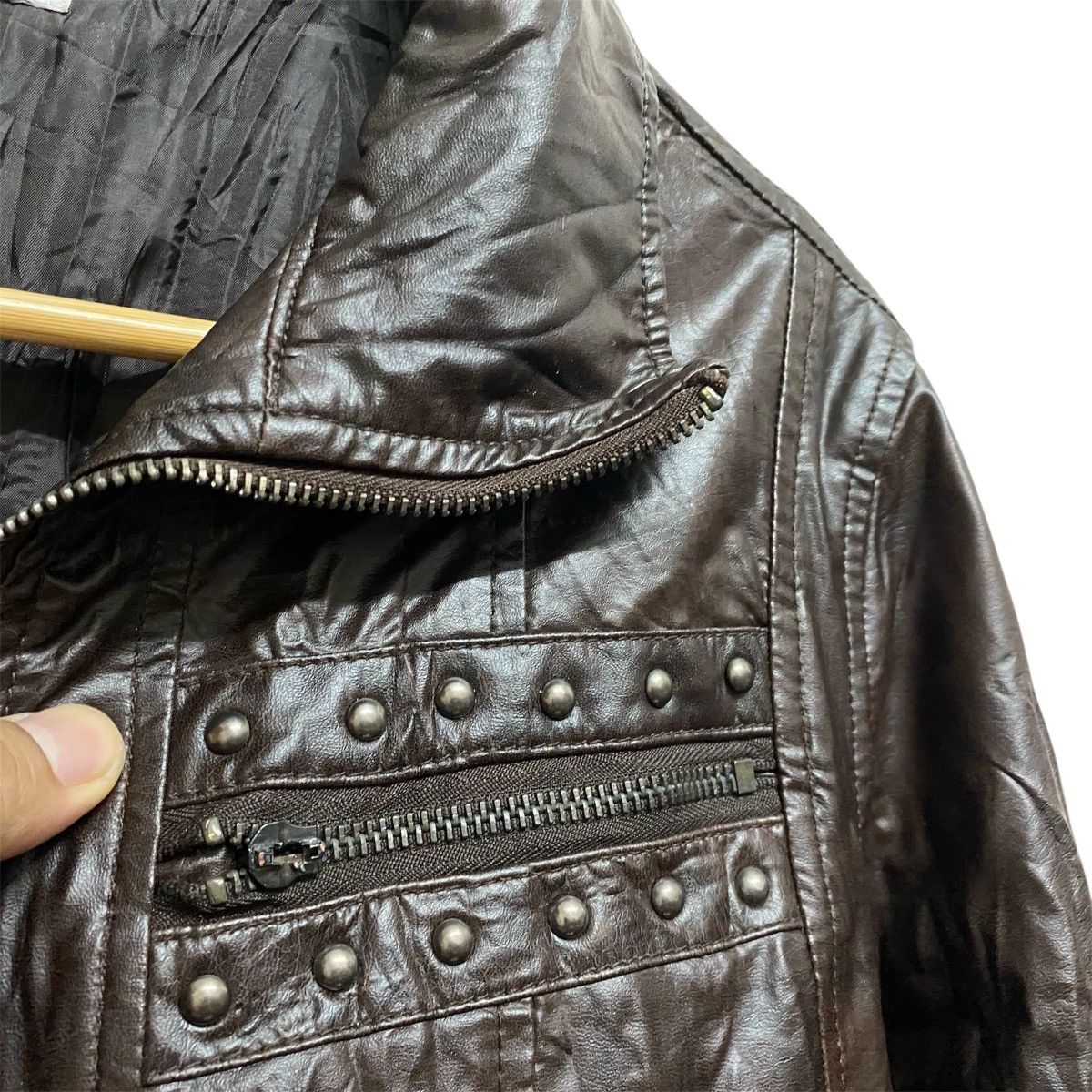 In The Attic in the attic Tactical Jacket Leather Pvc Japanese Punk Skate Size US M / EU 48-50 / 2 - 3 Thumbnail